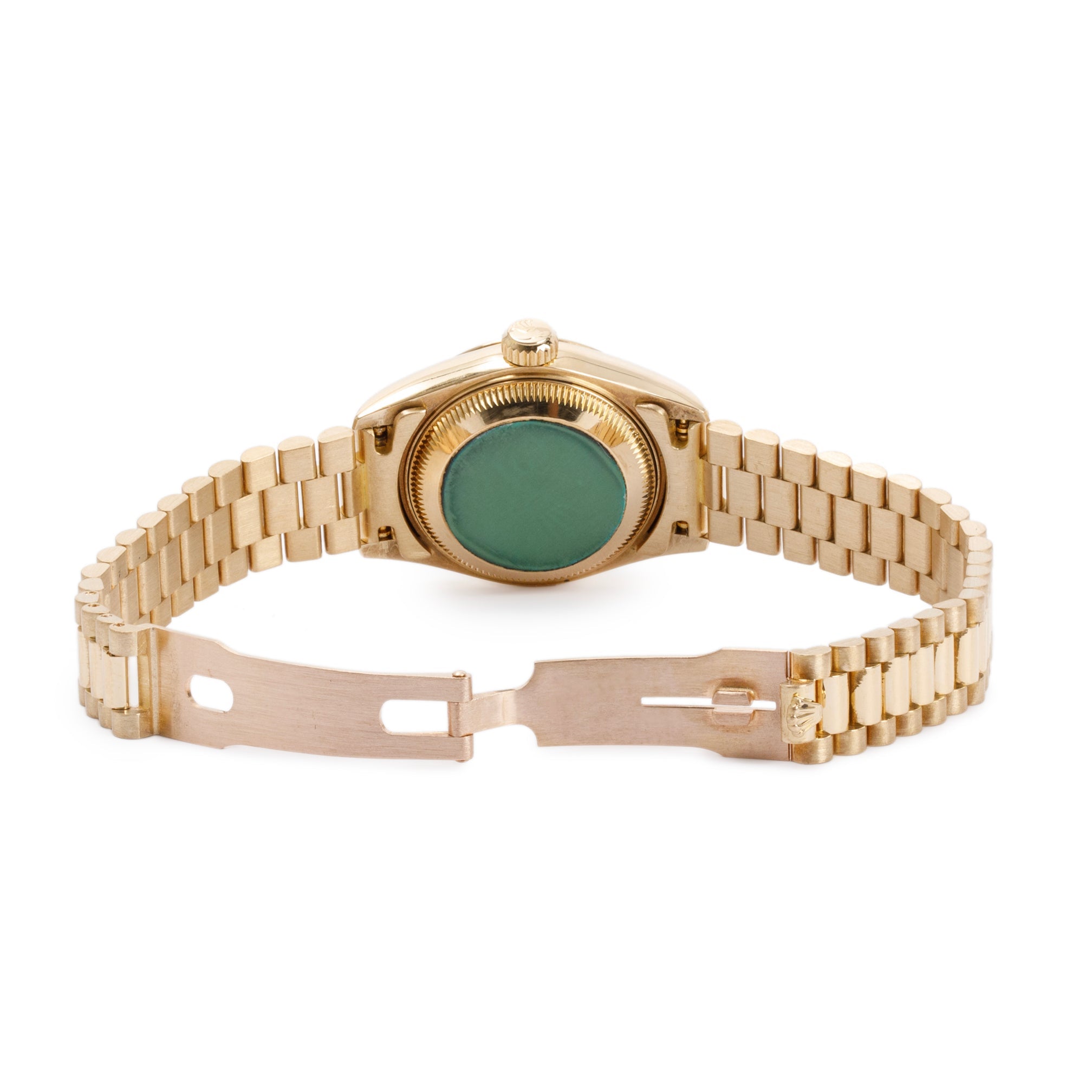 Rolex 18k Yellow Gold Lady-Datejust President Watch w/ Diamond Dial