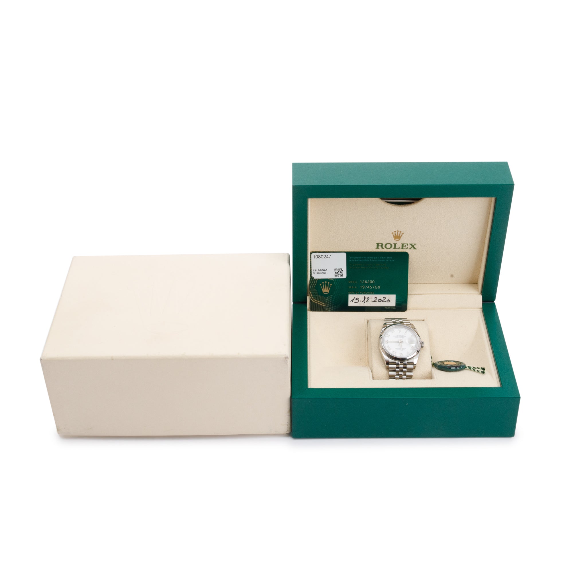 Rolex 2020 Datejust 36 MM Watch w/ Box & Papers