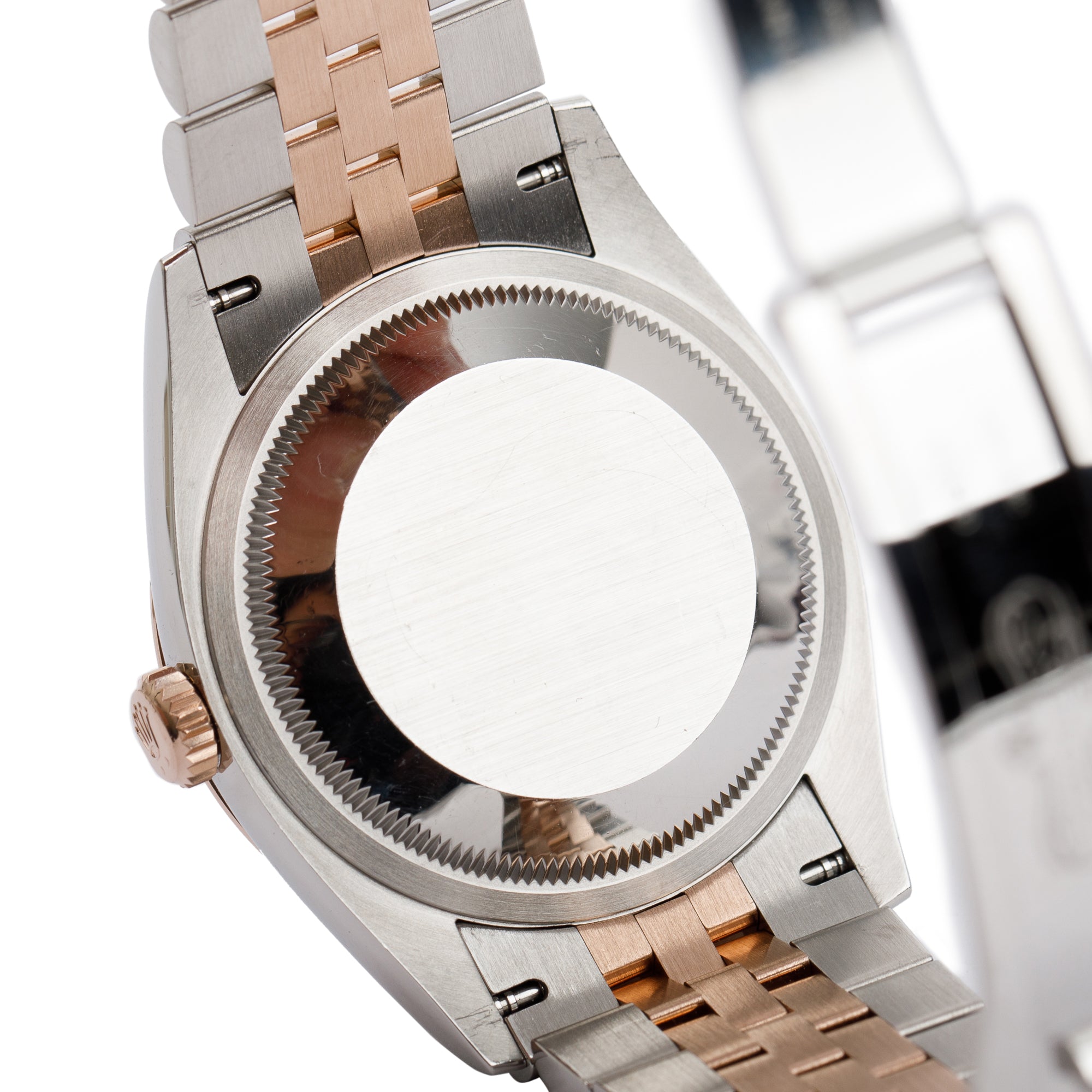 Rolex 2021 Stainless Steel & 18k Everose Gold Diamond Dial Datejust 36 mm Watch w/ Box & Papers