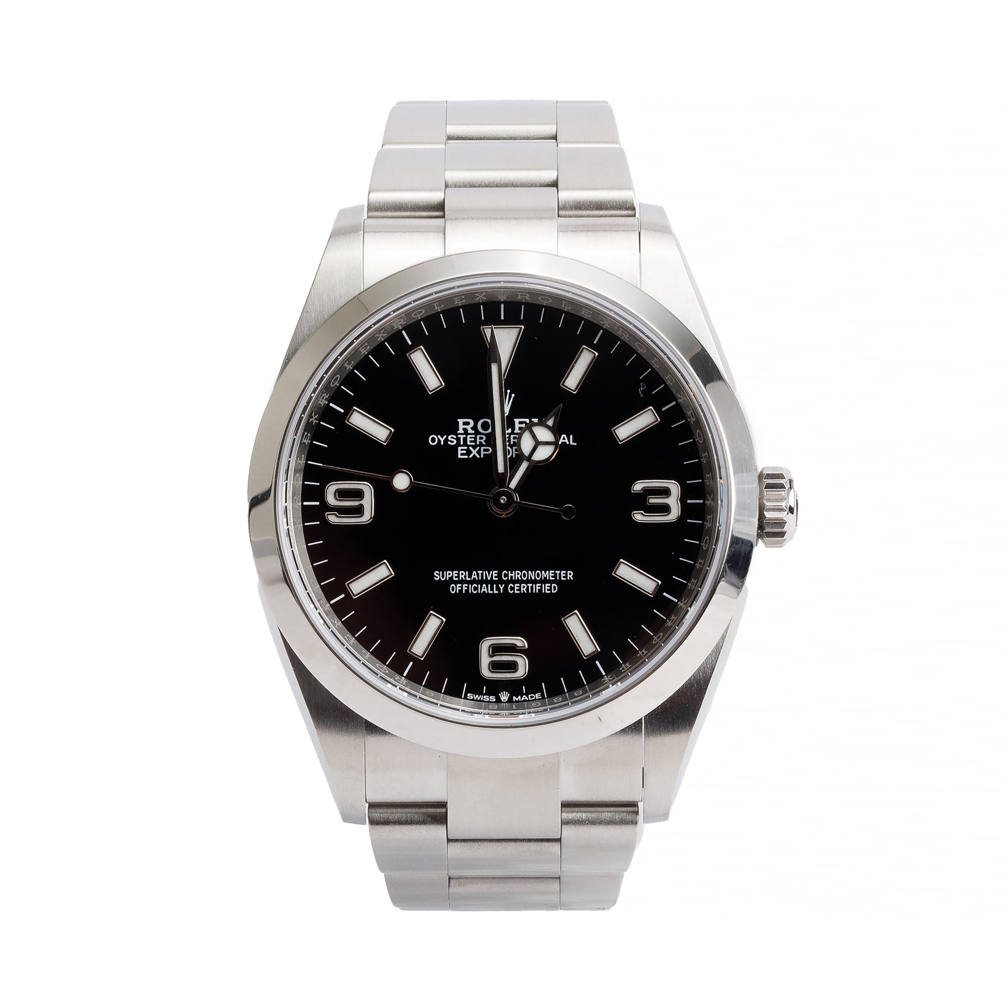 Rolex 2021 Stainless Steel Black Dial Oyster Perpetual Explorer 36 MM Watch 124270 w/ Box & Papers