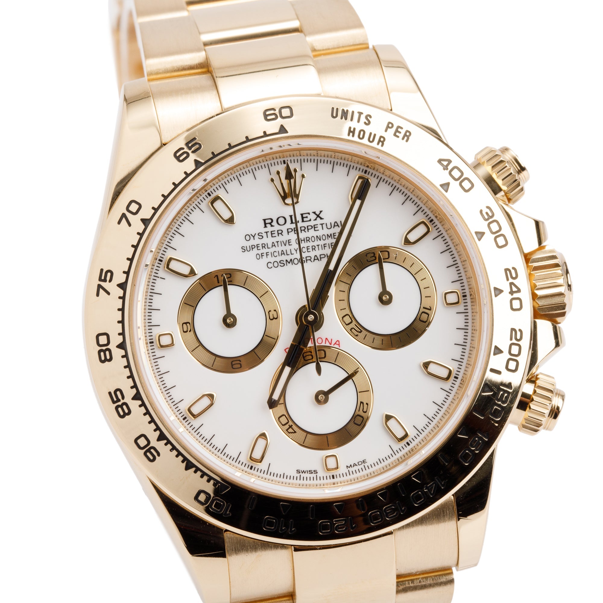 Rolex 2022 18k Yellow Gold Daytona 40 MM Chronograph Watch 116508 w/ Box & Papers