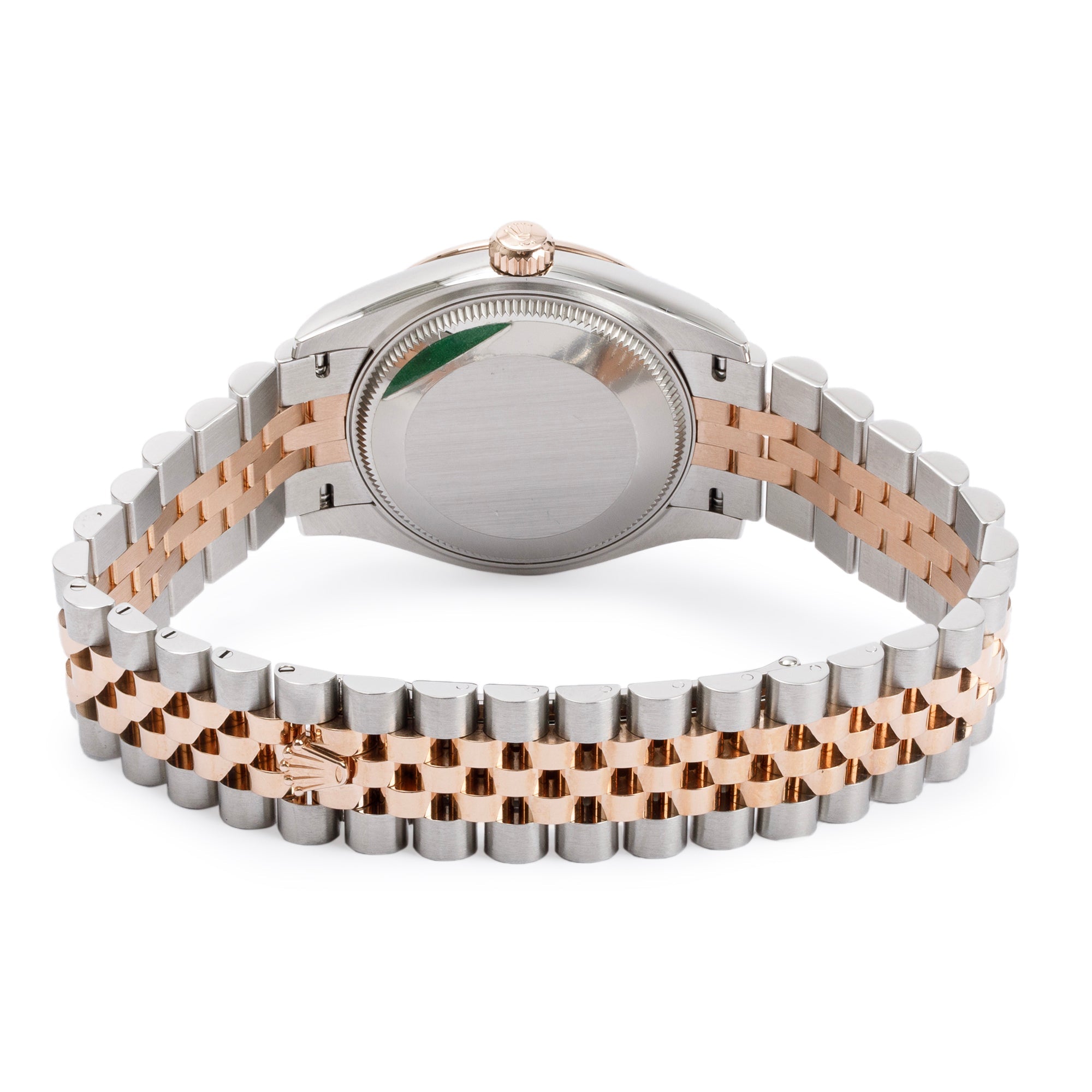 Rolex 2022 Stainless Steel & 18k Everose Gold Datejust Mother of Pearl Diamond Dial 31 MM Watch w/ Box & Papers