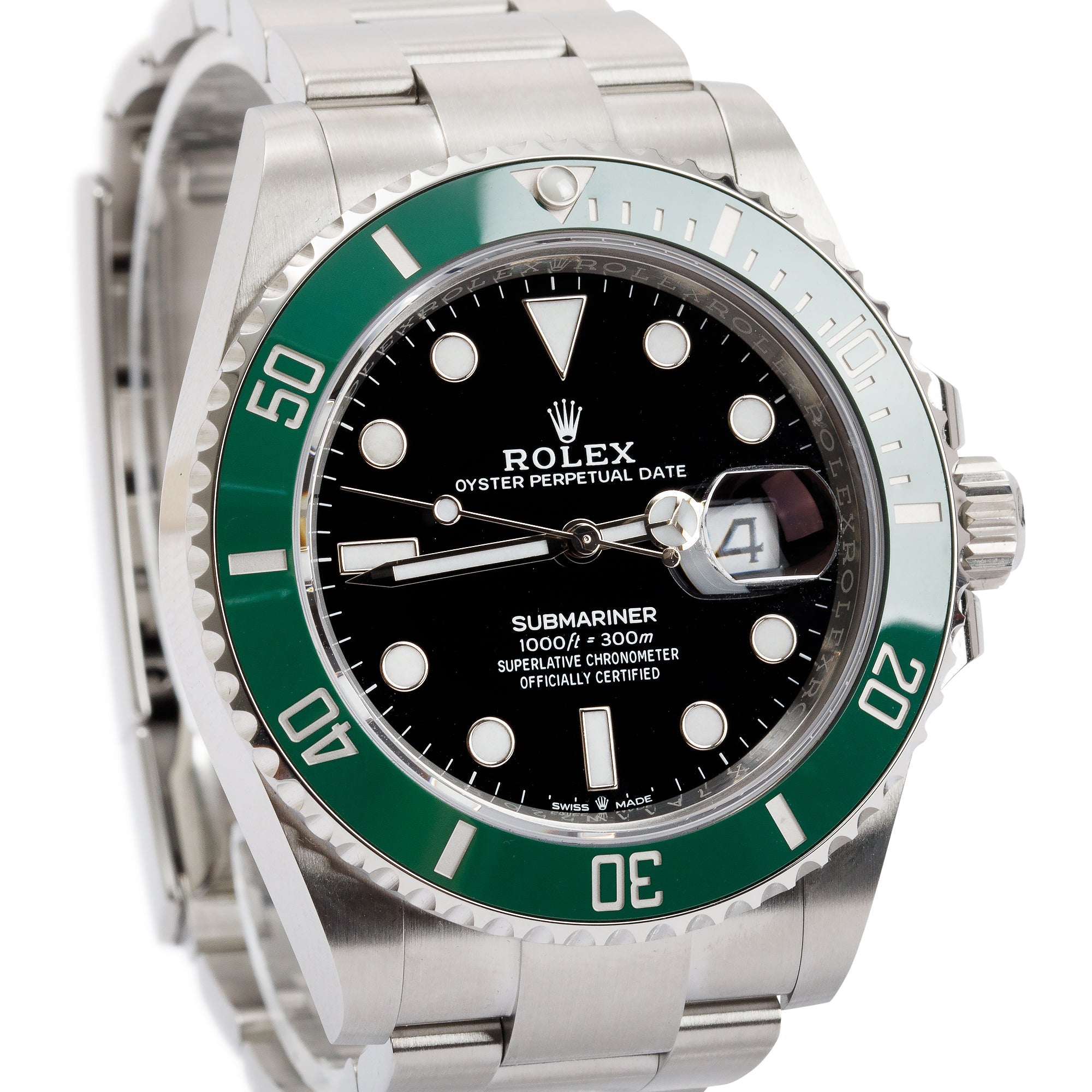 Rolex 2022 Stainless Steel Submariner 'Starbucks' 41 MM Date Watch w/ Box & Papers