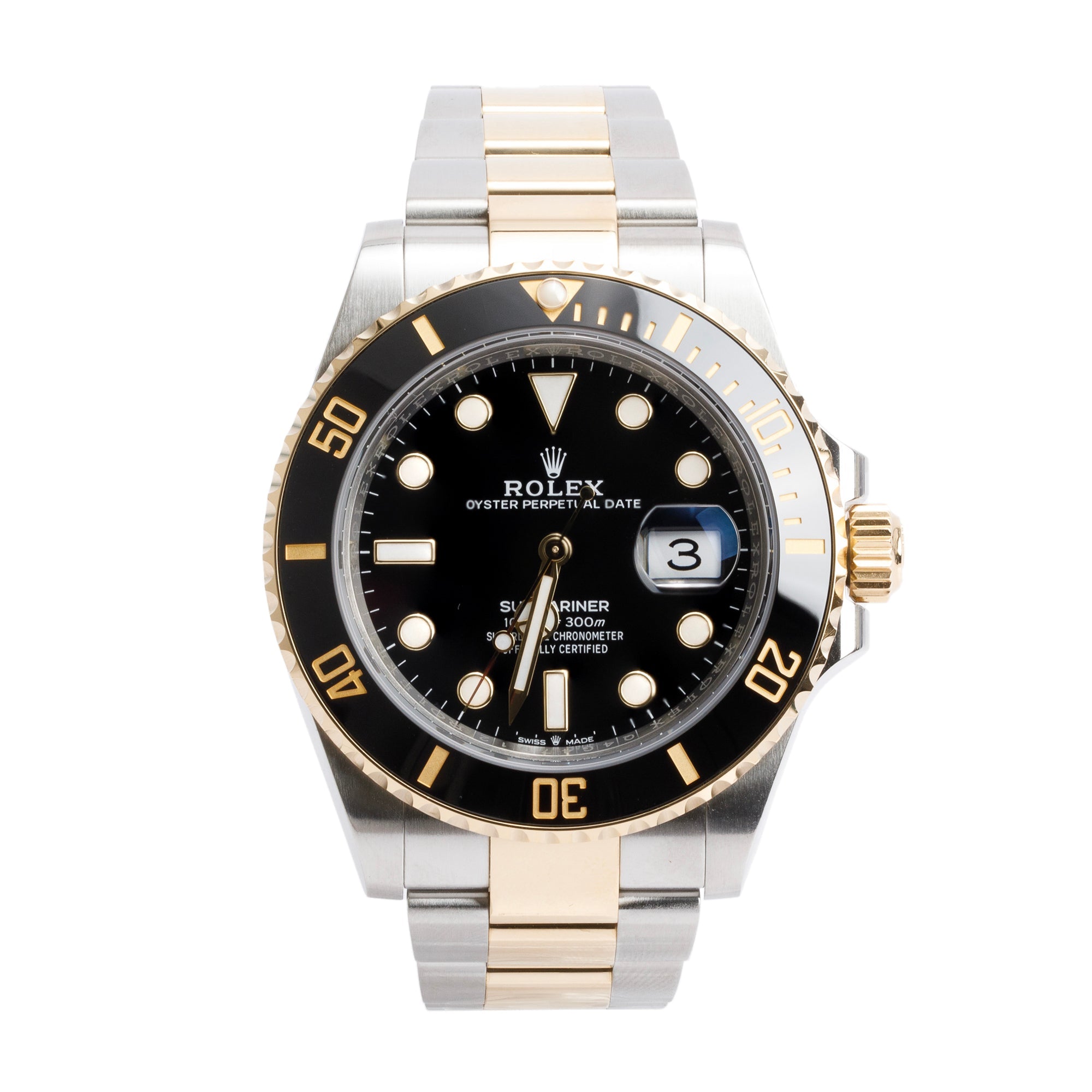 Rolex 2023 Stainless Steel & 18k Yellow Gold Submariner Date 41 MM Automatic Watch 126613LN w/ Box & Papers