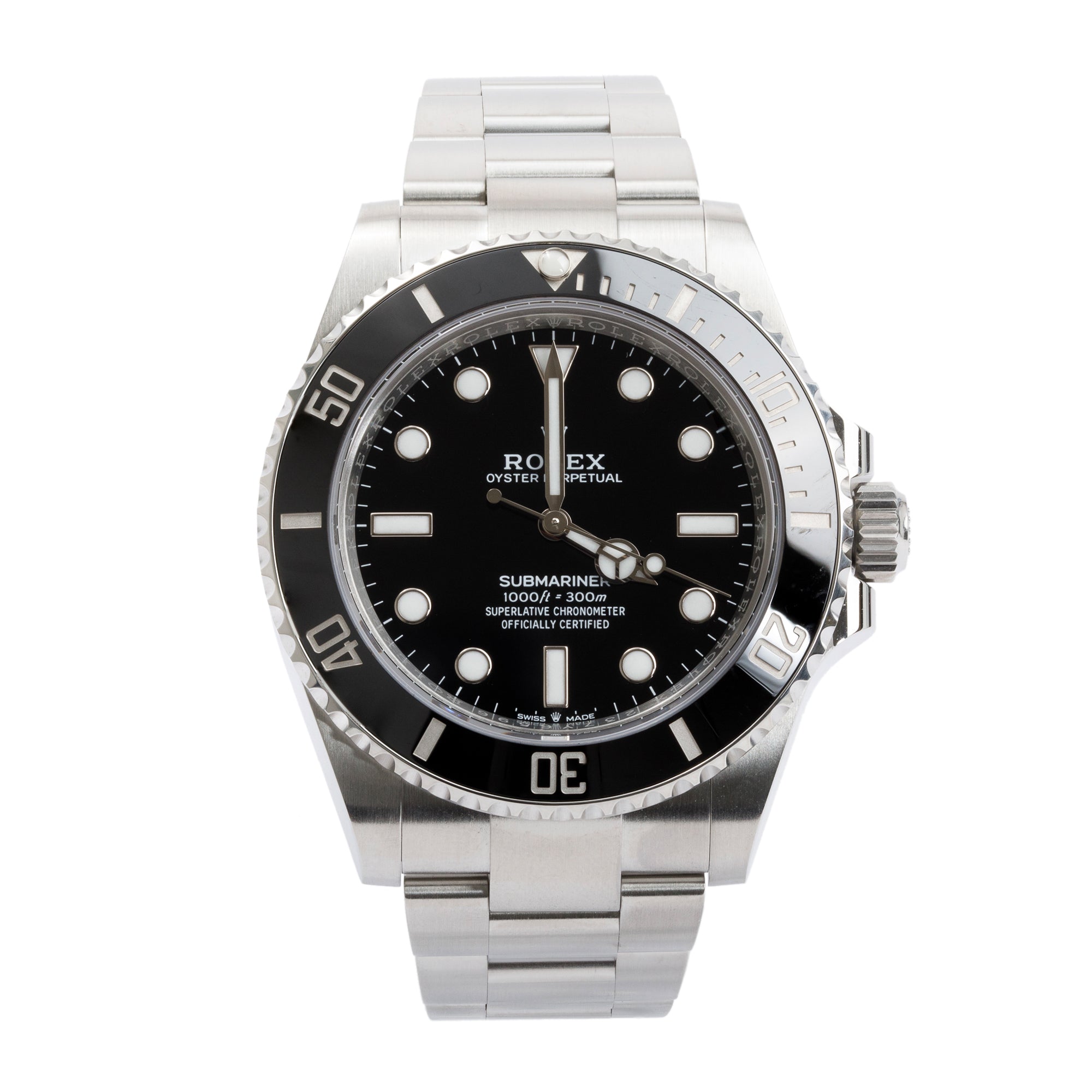Rolex 2023 Stainless Steel Submariner (No Date) 40 MM Automatic Watch w/ Box, Papers & Receipt