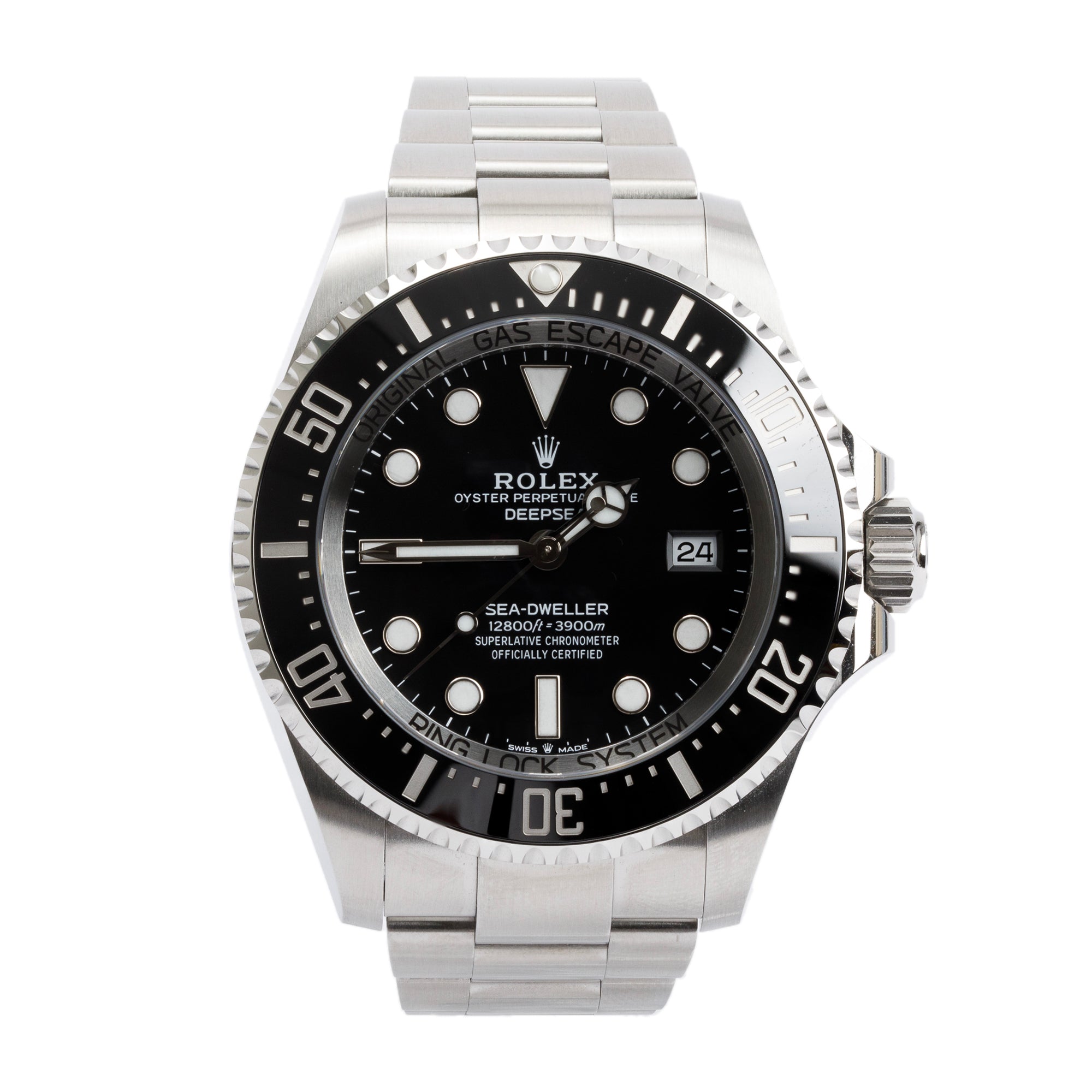 Rolex 2024 Stainless Steel Sea-Dweller Deepsea 44 MM Automatic Watch 136660 w/ Box & Papers
