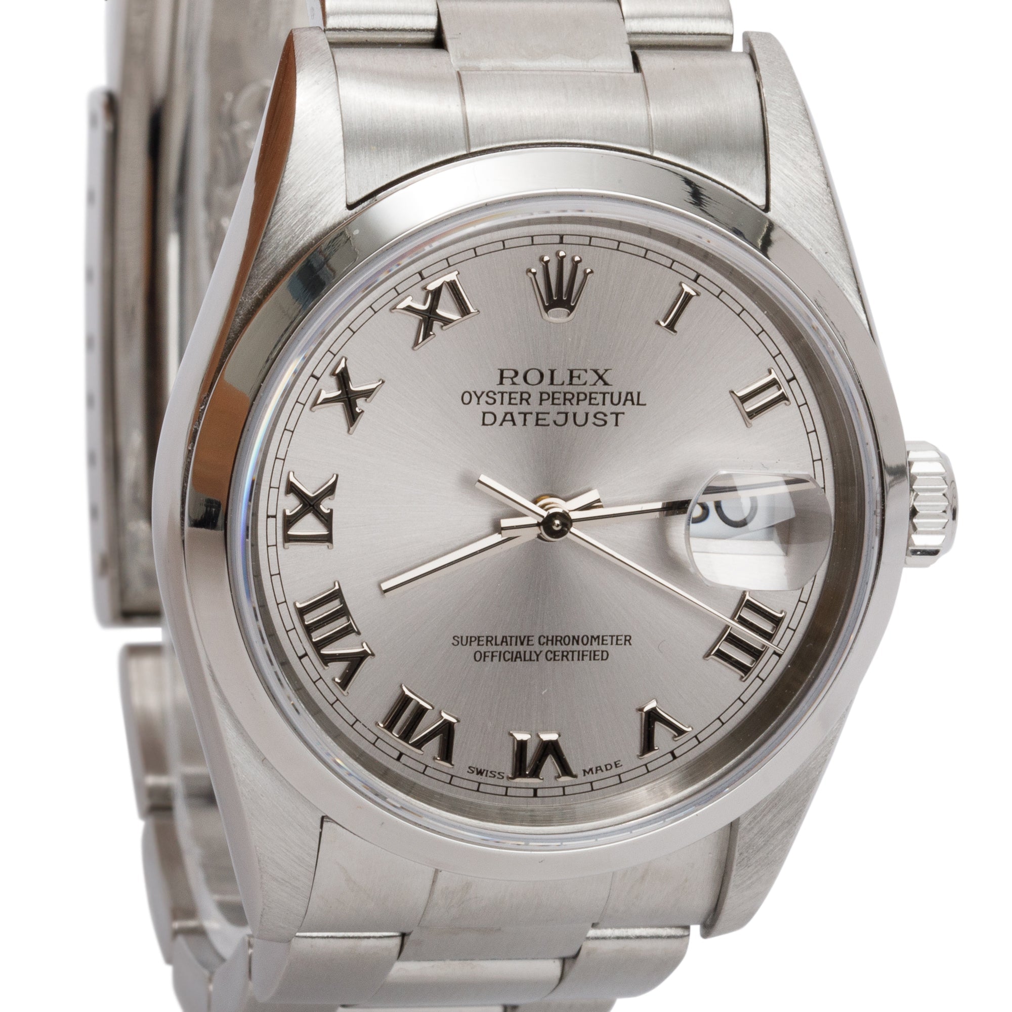 Rolex Datejust 36 MM Watch w/ Box & Papers