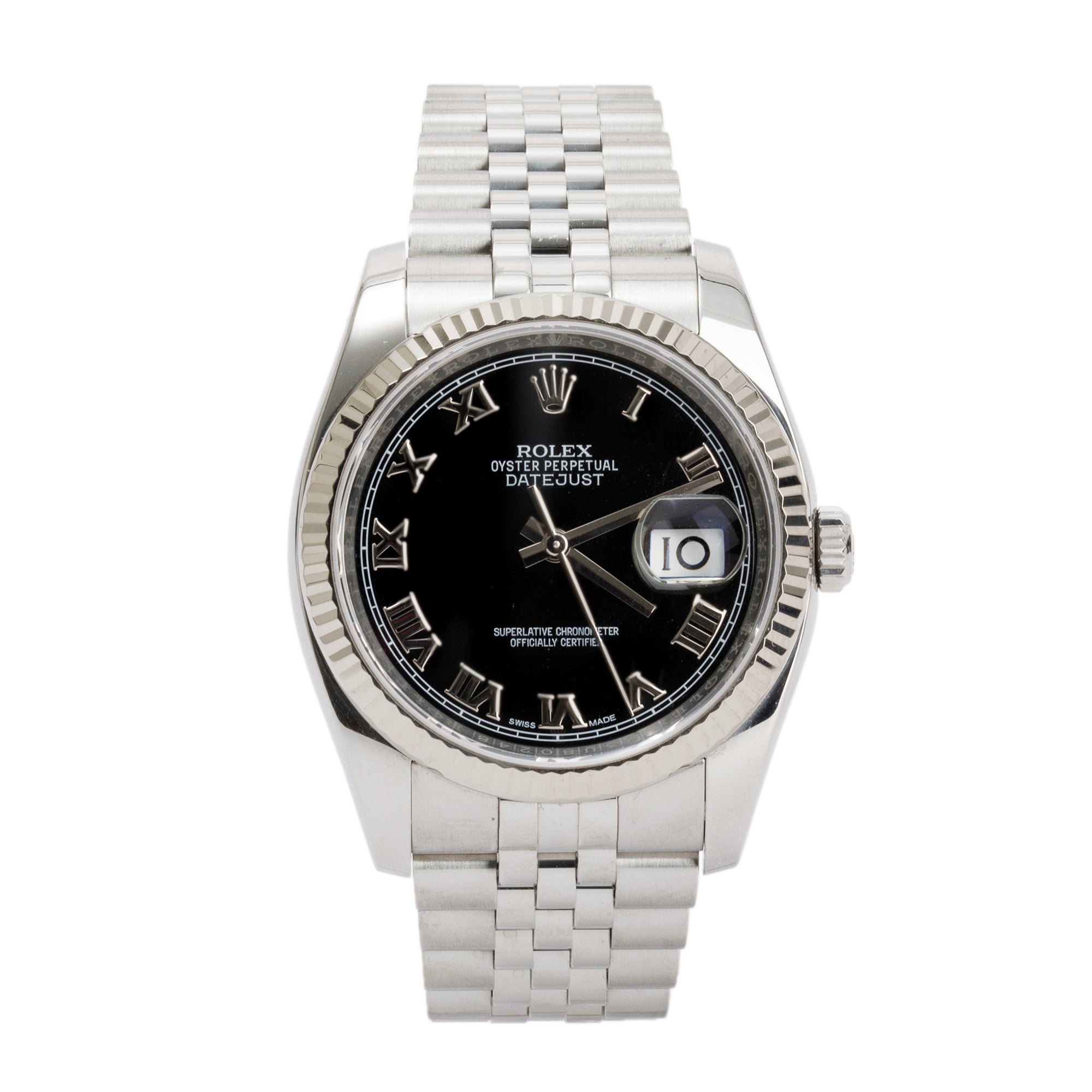 Rolex Datejust 36 MM Watch w/ Box & Papers