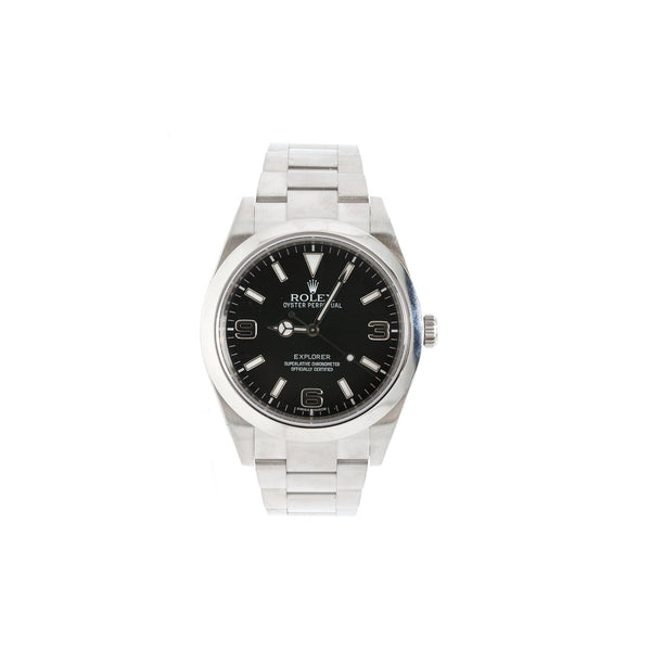 Rolex Explorer 39 mm Automatic Watch w/ Box & Papers – OLIVER'S