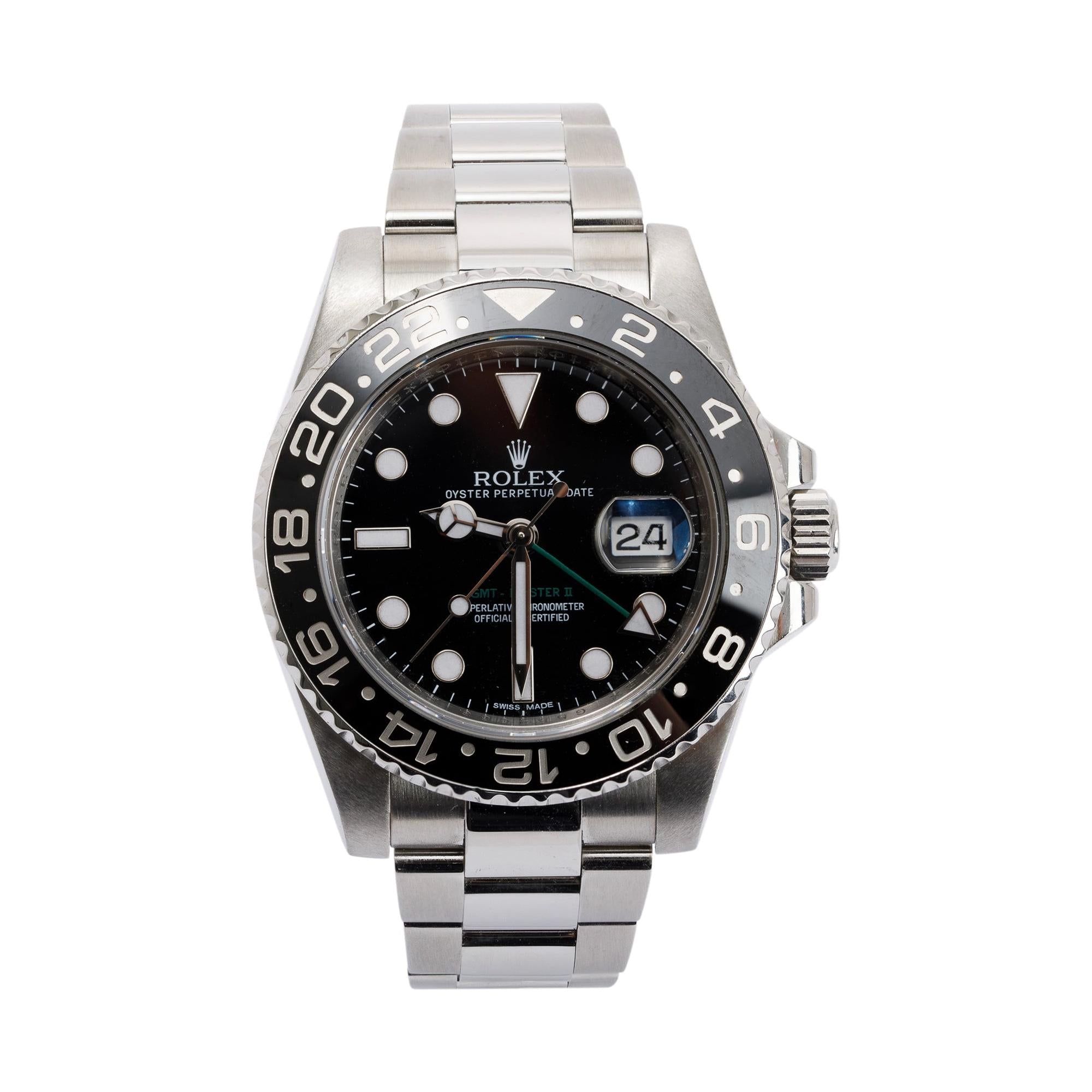 Rolex GMT-Master II 40 MM Watch w/ Box & Papers