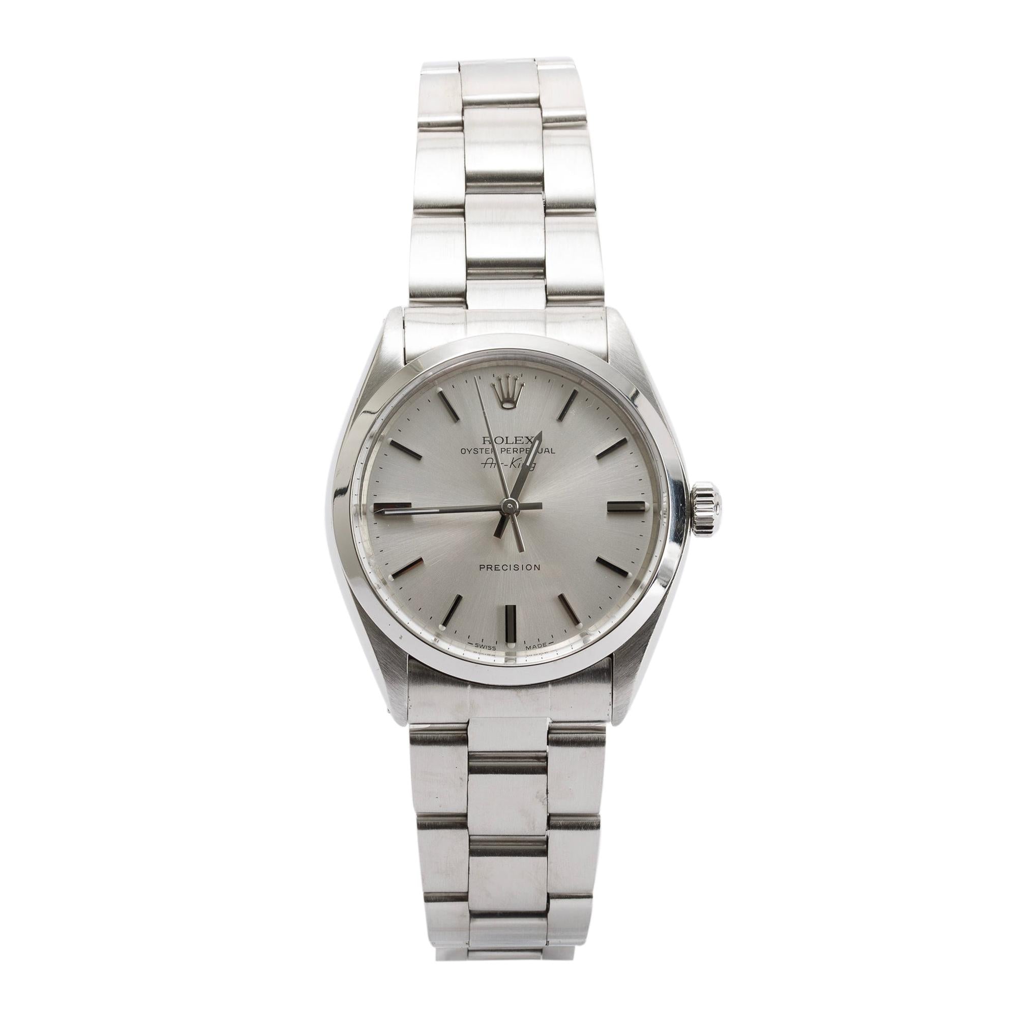 Rolex Oyster Perpetual Air King 34 MM Automatic Watch