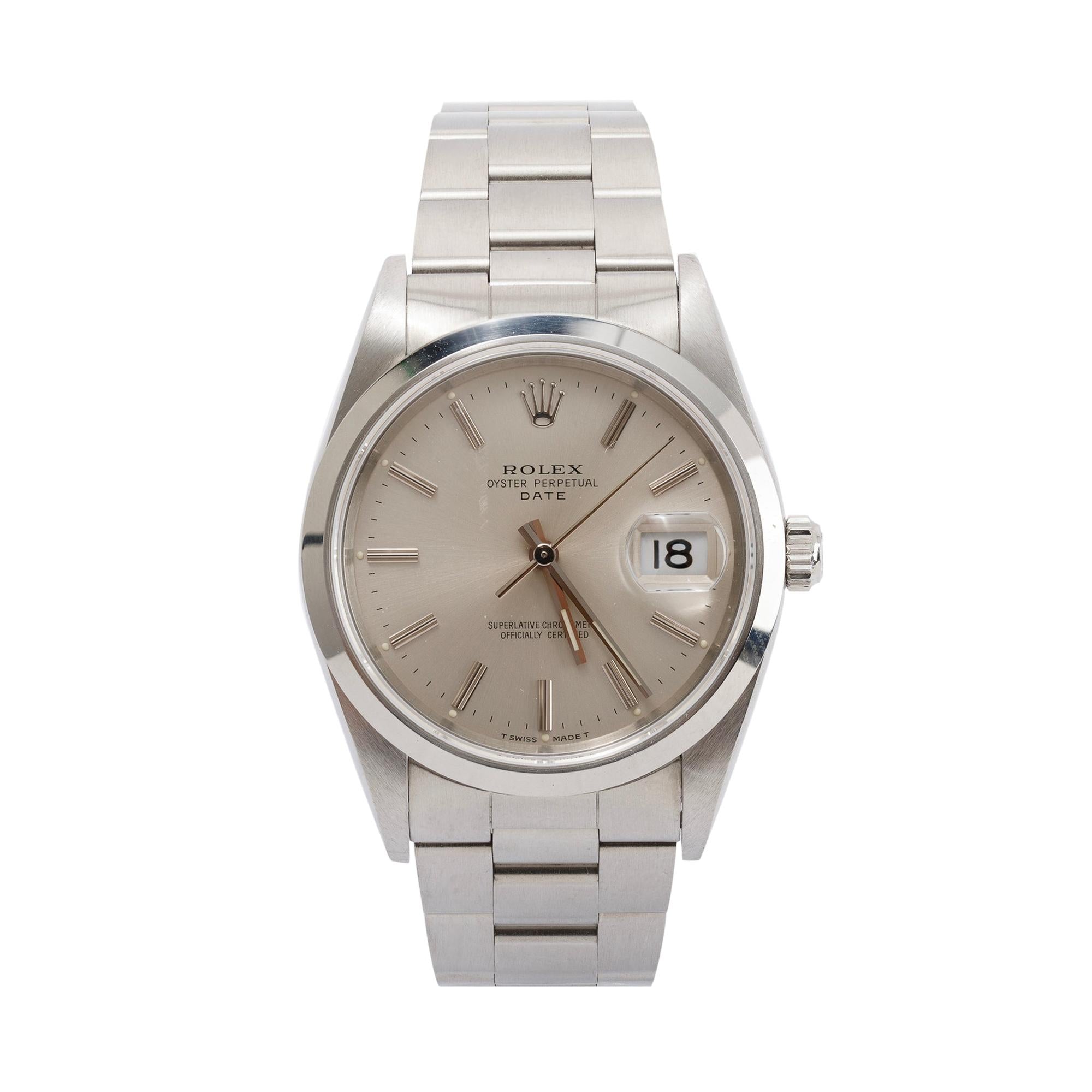 Rolex Oyster Perpetual Date 34 MM Watch