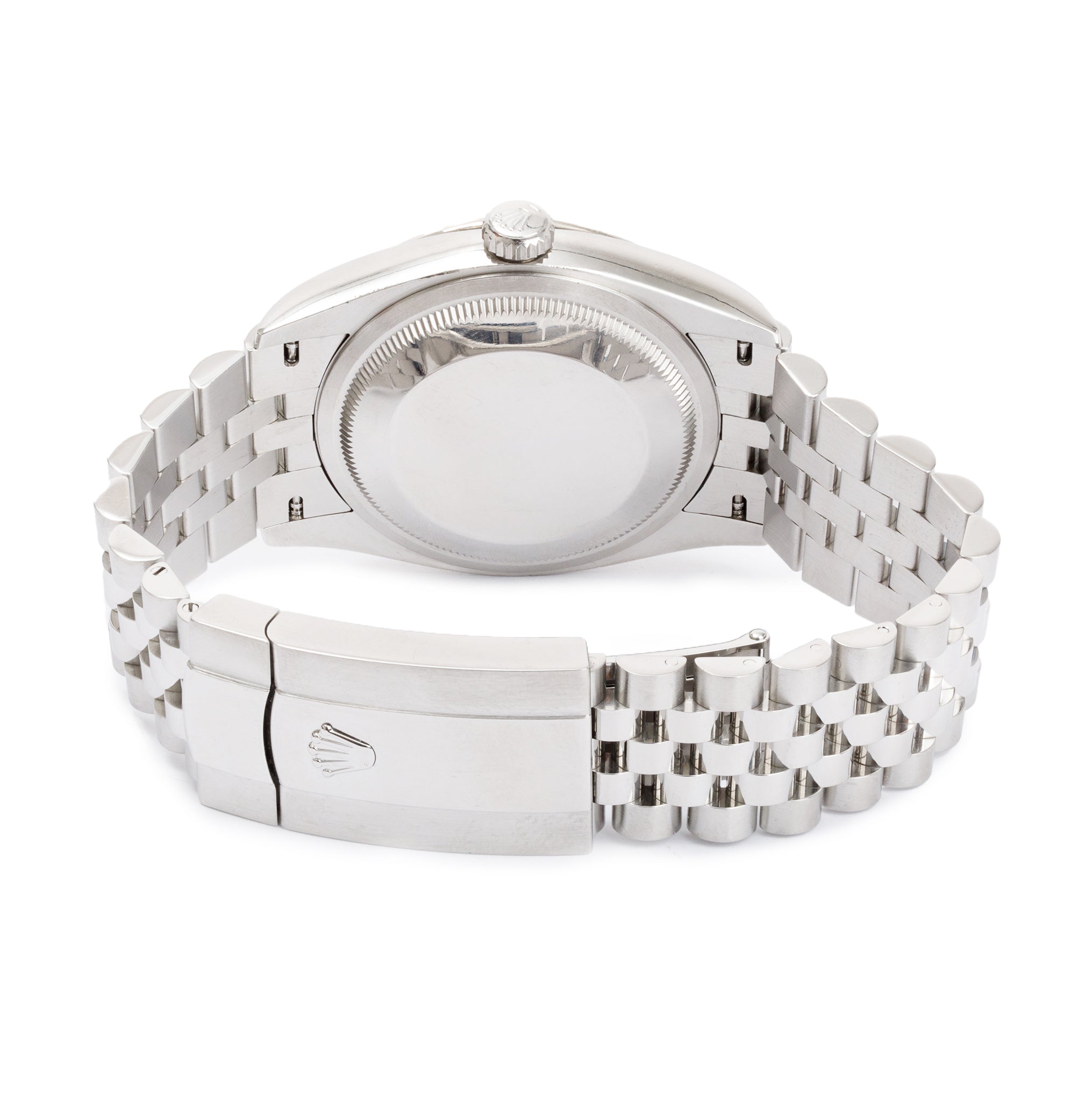 Rolex Stainless 2020 Steel Oyster Perpetual Datejust 36 MM Blue DIamond Dial Watch w/ Box & Papers