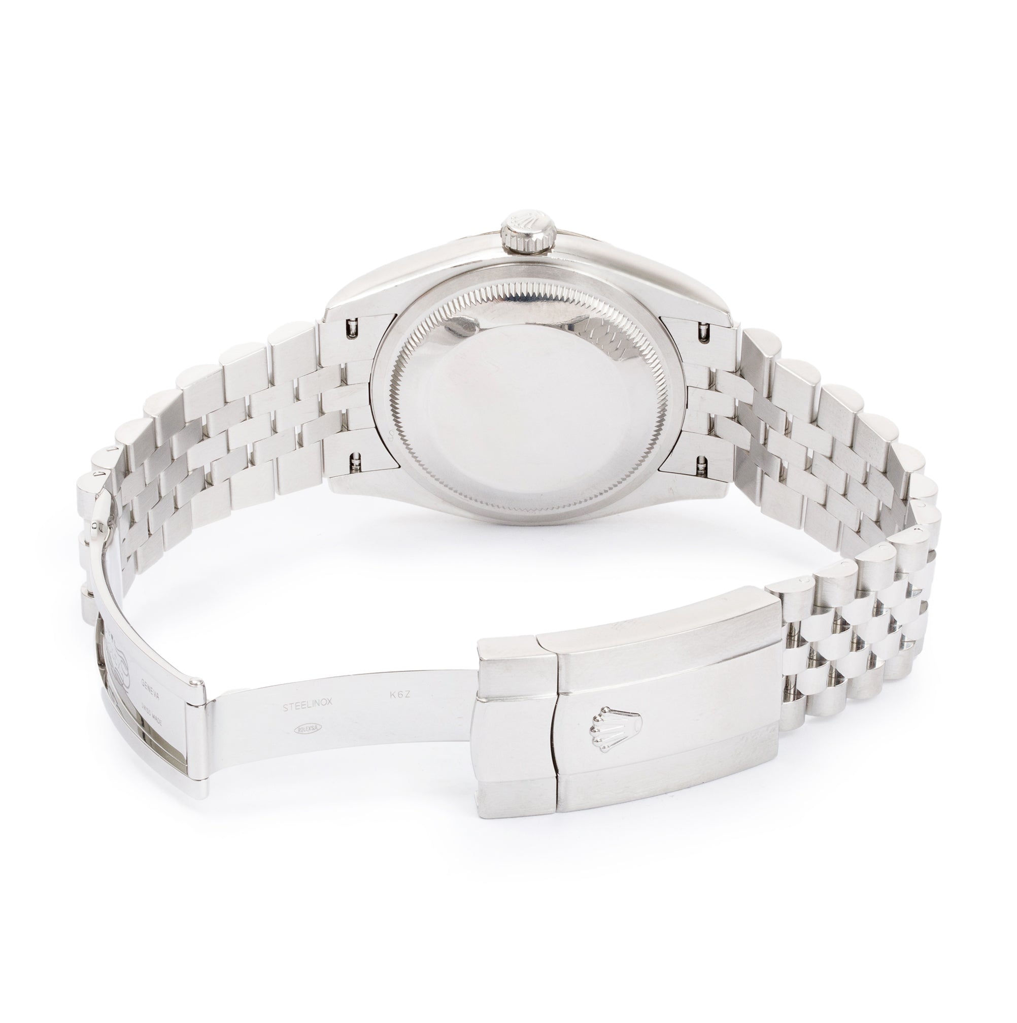 Rolex Stainless 2020 Steel Oyster Perpetual Datejust 36 MM Blue DIamond Dial Watch w/ Box & Papers