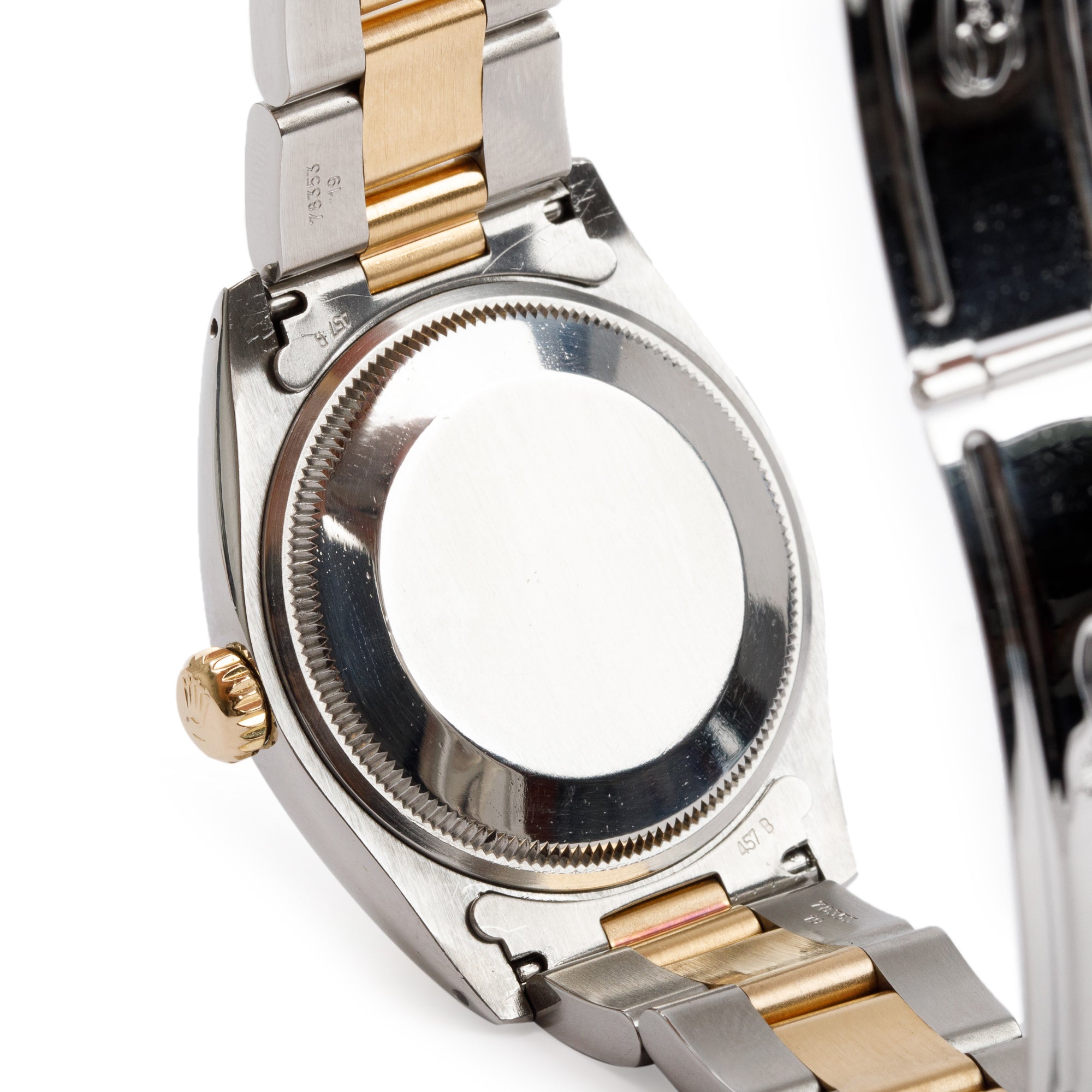 Rolex Stainless Steel & 18k Yellow Gold Air King Date 34 MM Watch 5701 w/ Box & Papers