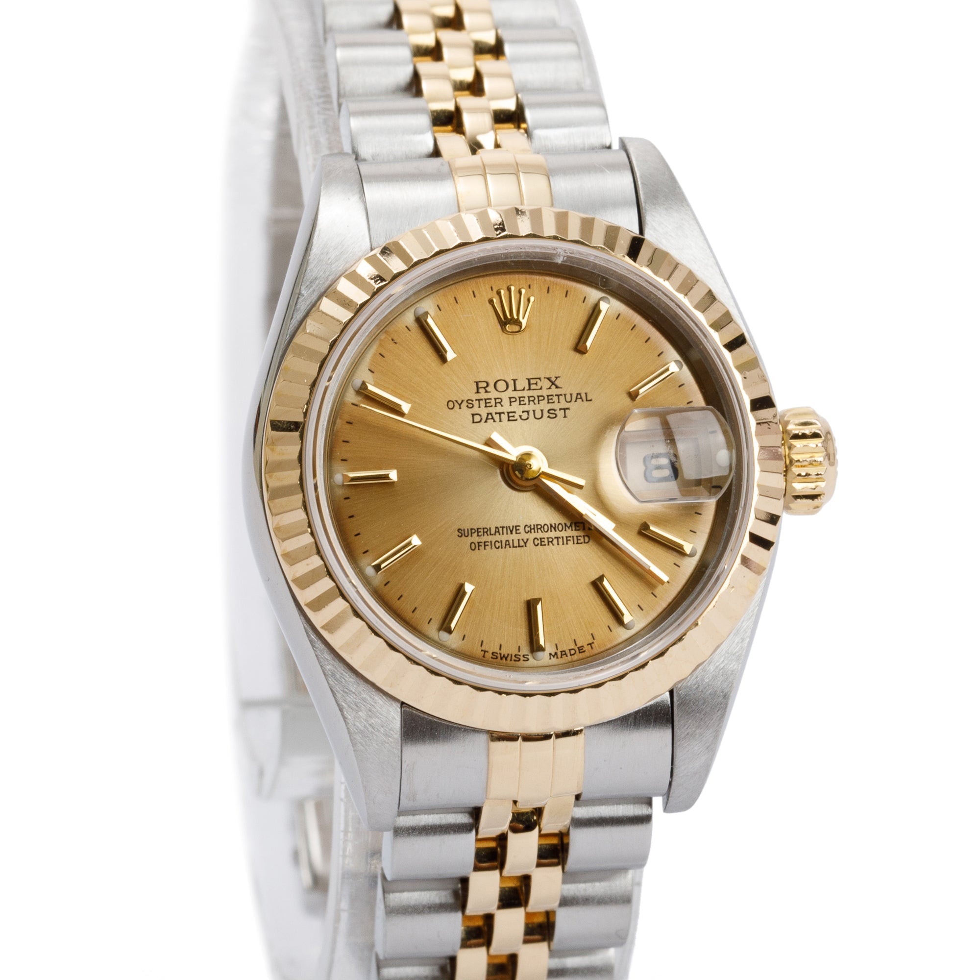 Rolex Stainless Steel & 18k Yellow Gold Datejust 26 MM Watch