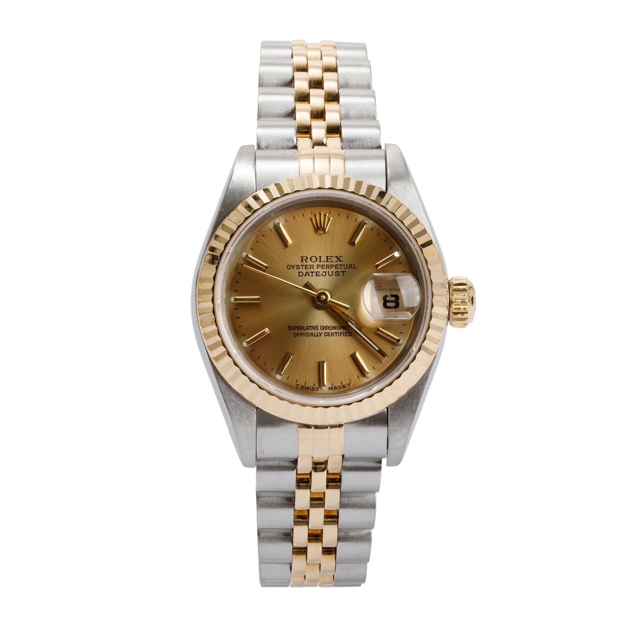 Rolex Stainless Steel & 18k Yellow Gold Datejust 26 MM Watch