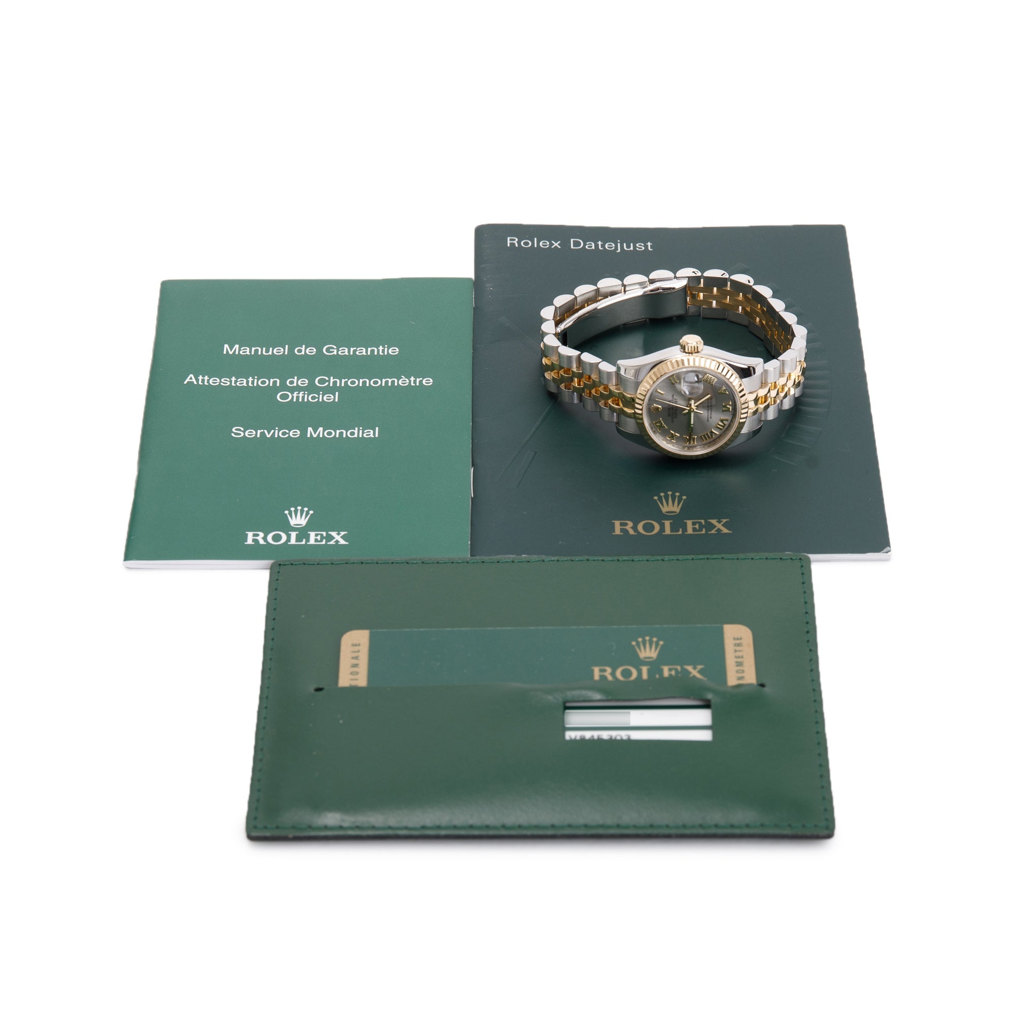 Rolex Stainless Steel & 18k Yellow Gold Datejust 26 mm Watch w/ Papers