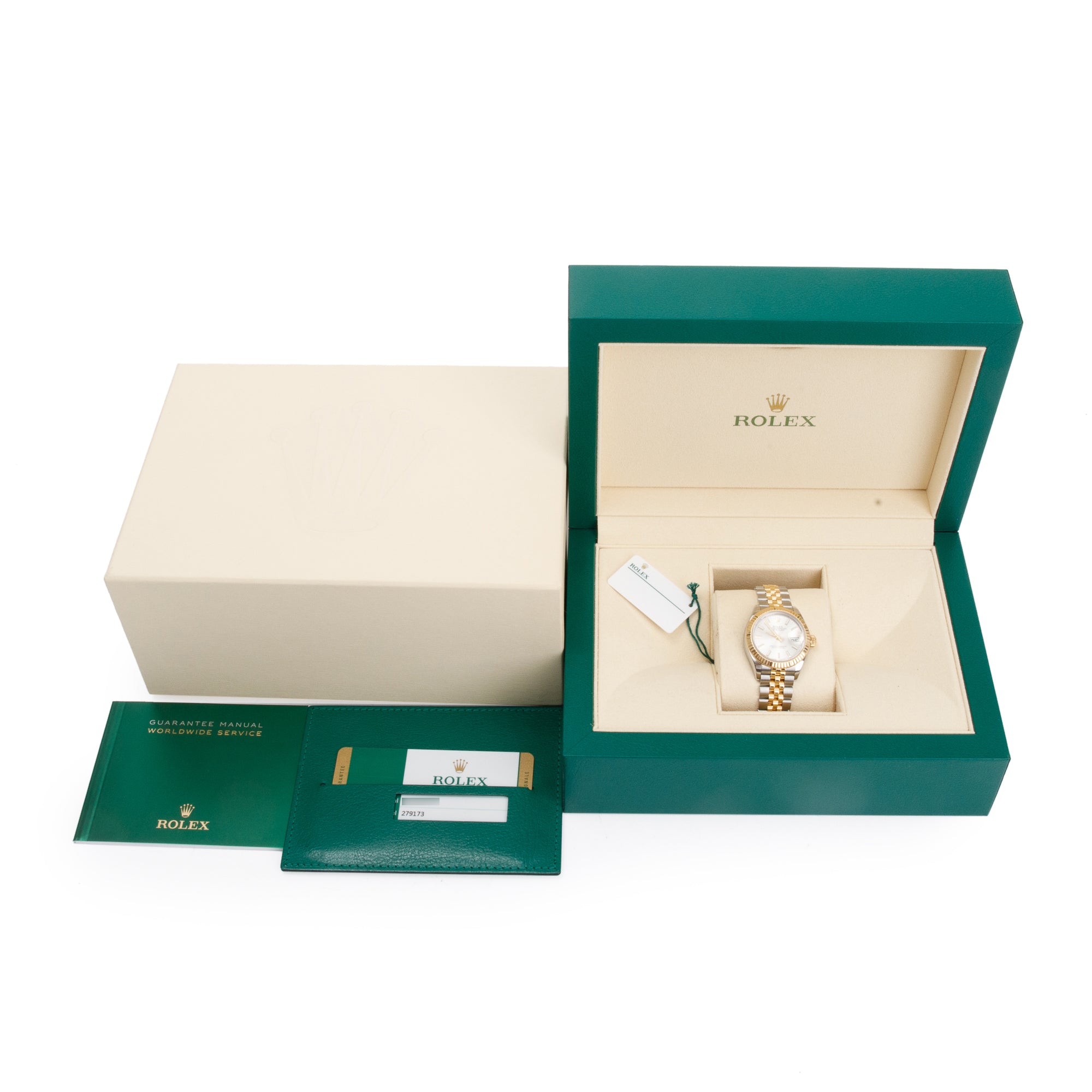 Rolex Stainless Steel & 18k Yellow Gold Datejust 28 MM Watch w/ Box & Papers