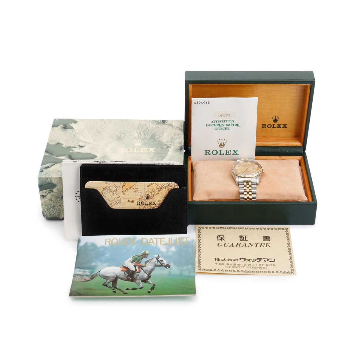 Rolex Stainless Steel & 18k Yellow Gold Datejust 36 MM Watch w/ Box & Papers