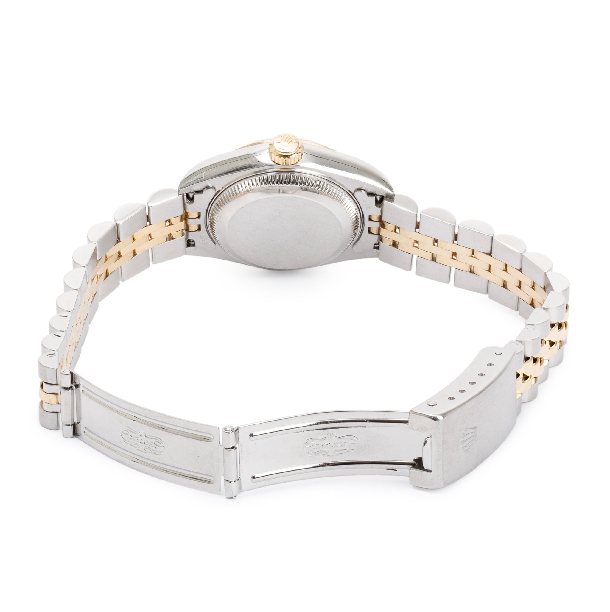 Rolex Stainless Steel & 18k Yellow Gold Diamond Dial Datejust 26 MM Watch