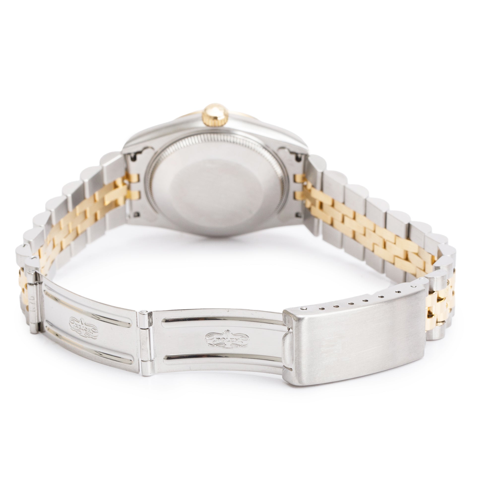 Rolex Stainless Steel & 18k Yellow Gold Diamond Dial Datejust 31 MM Watch 68273 w/ Box