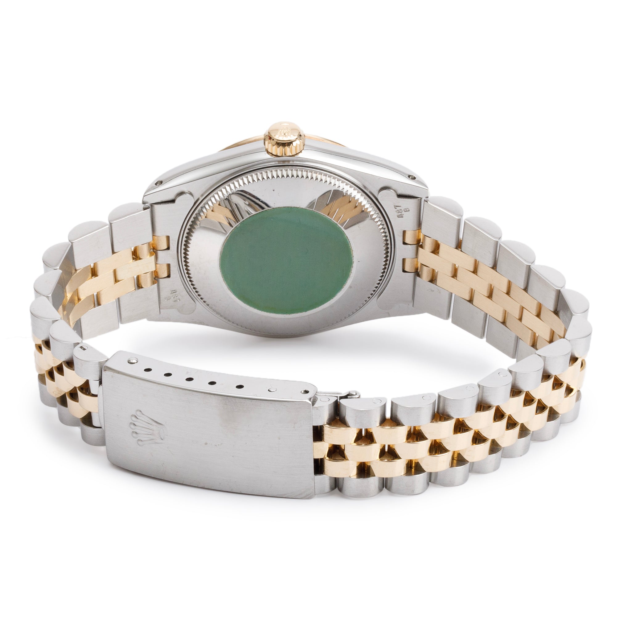 Rolex Stainless Steel & 18k Yellow Gold Diamond Dial Datejust 31 MM Watch 68273 w/ Box & Papers