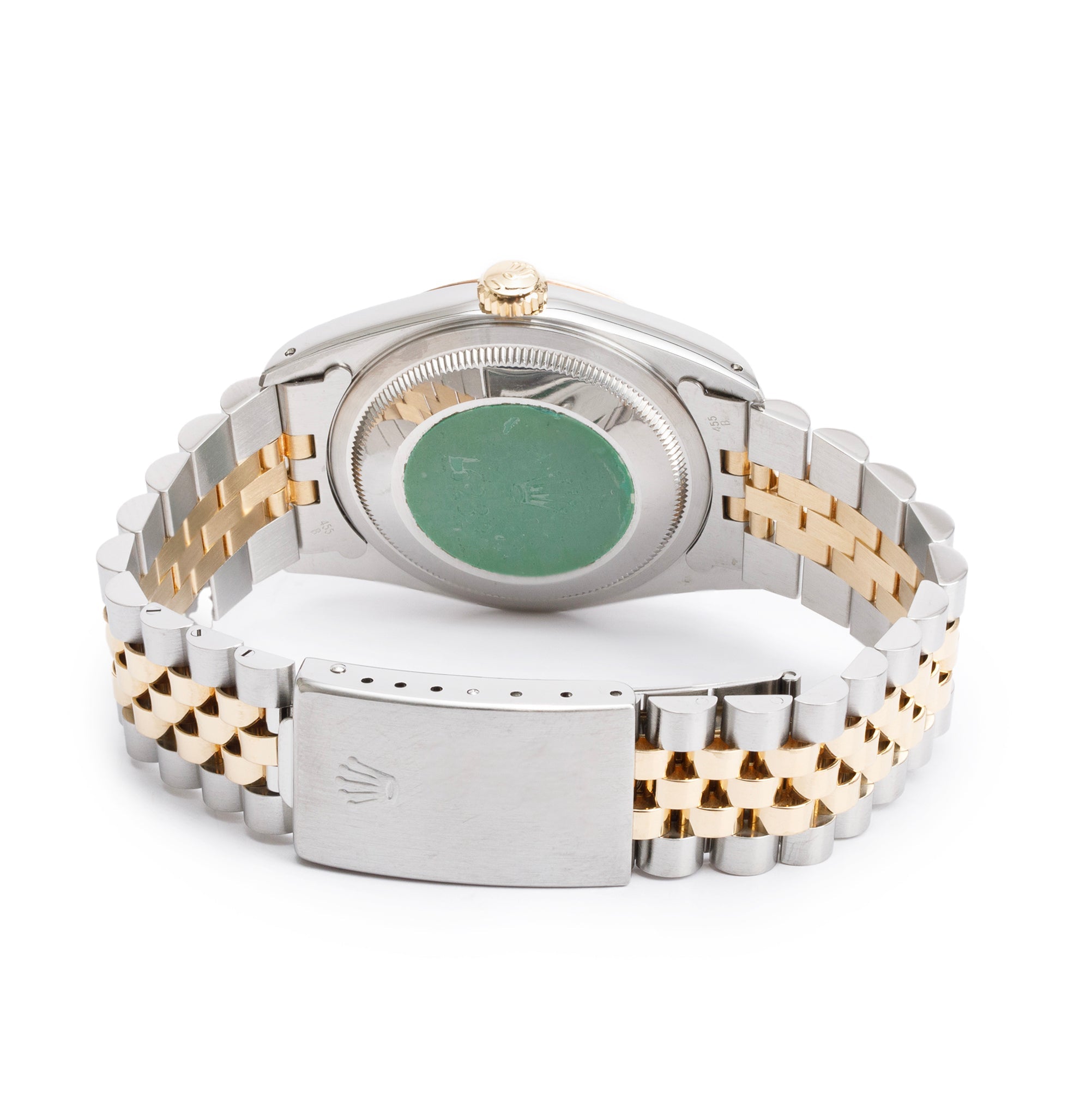 Rolex Stainless Steel & 18k Yellow Gold Diamond Dial Datejust 36 MM Watch 16233 w/ Box & Papers