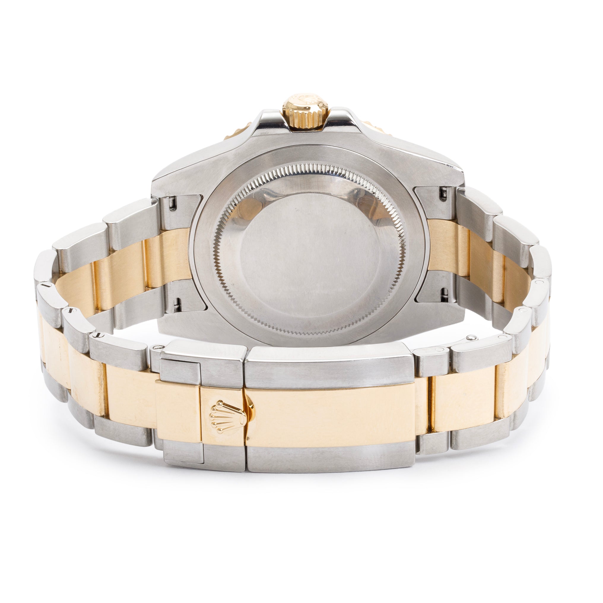 Rolex Stainless Steel & 18k Yellow Gold GMT-Master II 40 MM Watch w/ Box & Papers
