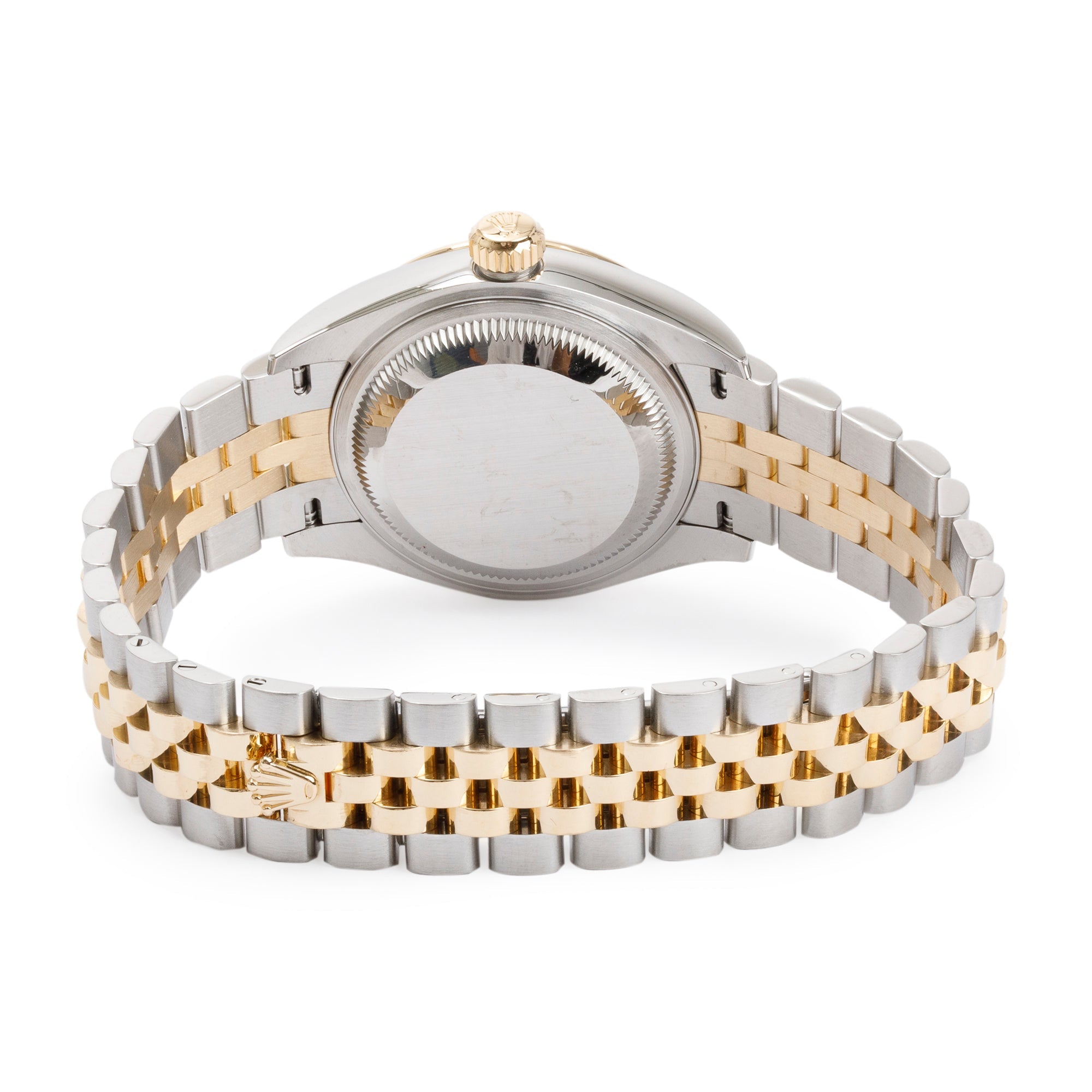 Rolex Stainless Steel & 18k Yellow Gold Lady-Datejust Diamond Dial 28 MM Watch w/ Box & Papers