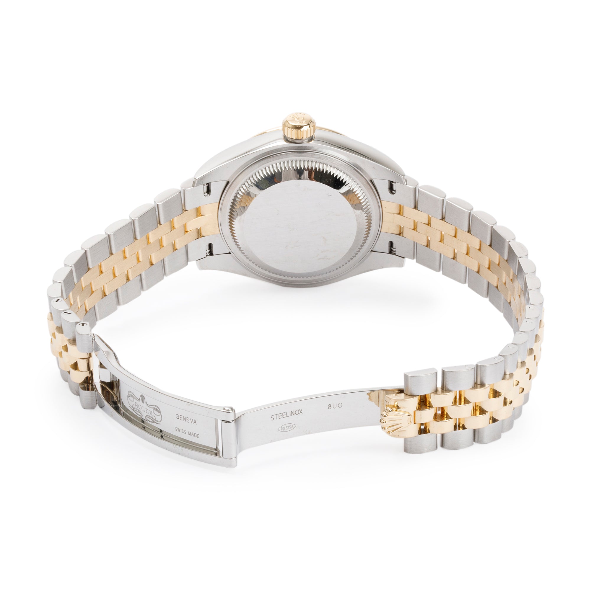 Rolex Stainless Steel & 18k Yellow Gold Lady-Datejust Diamond Dial 28 MM Watch w/ Box & Papers