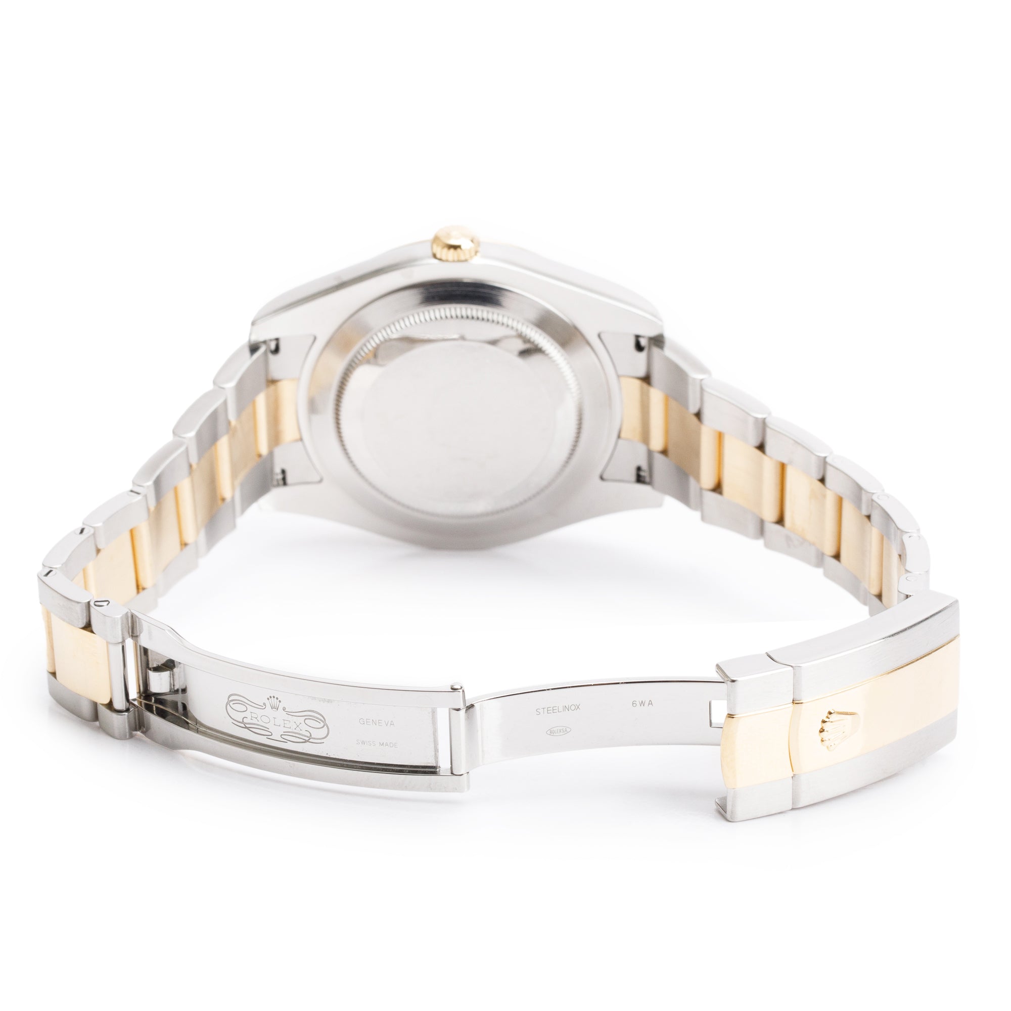 Rolex Stainless Steel & 18k Yellow Gold Oyster Perpetual Datejust 41 MM Watch Wimbledon Dial 116333 w/ Box & Papers