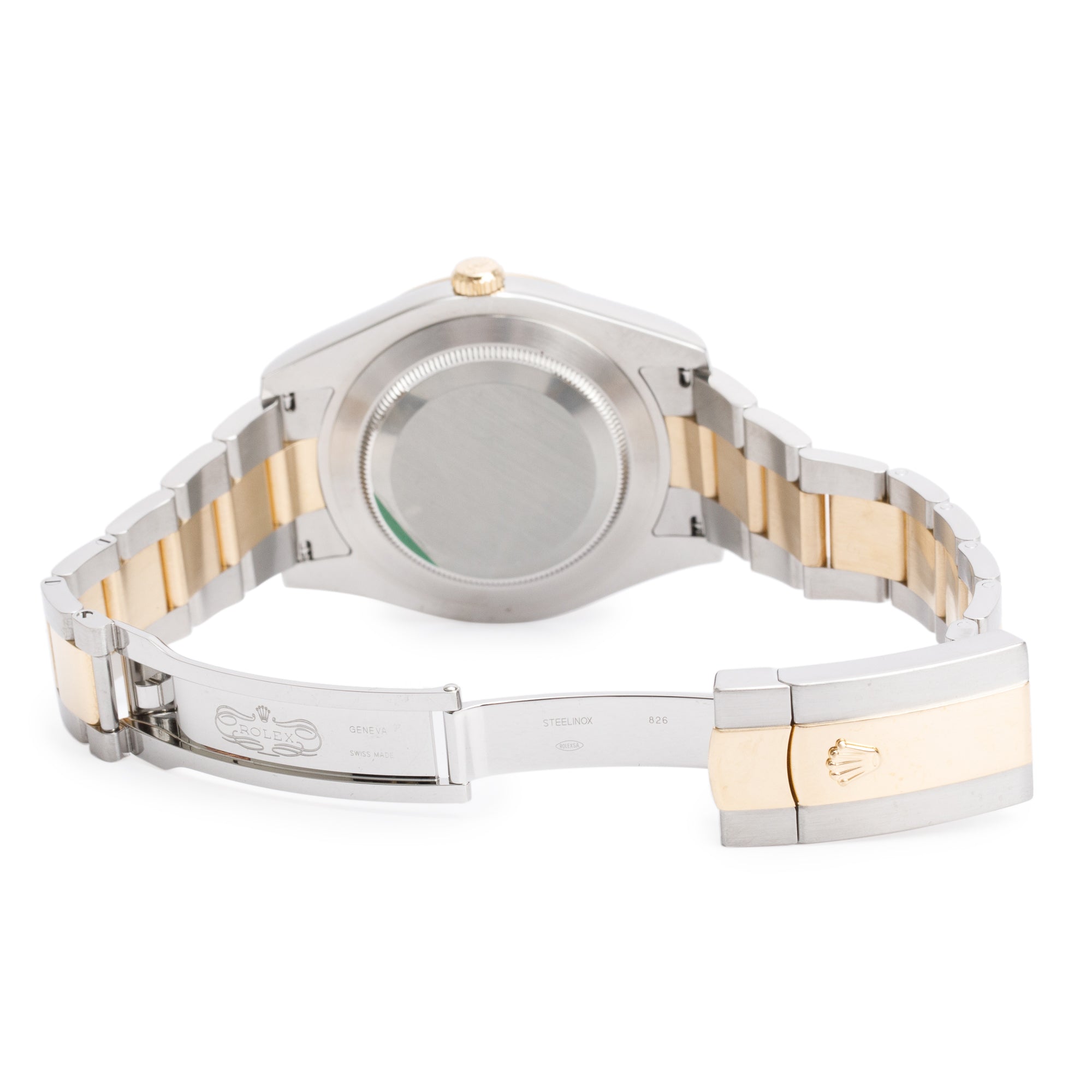 Rolex Stainless Steel & 18k Yellow Gold Oyster Perpetual Datejust II 41 MM Watch Gold Dial 116333 w/ Box & Papers