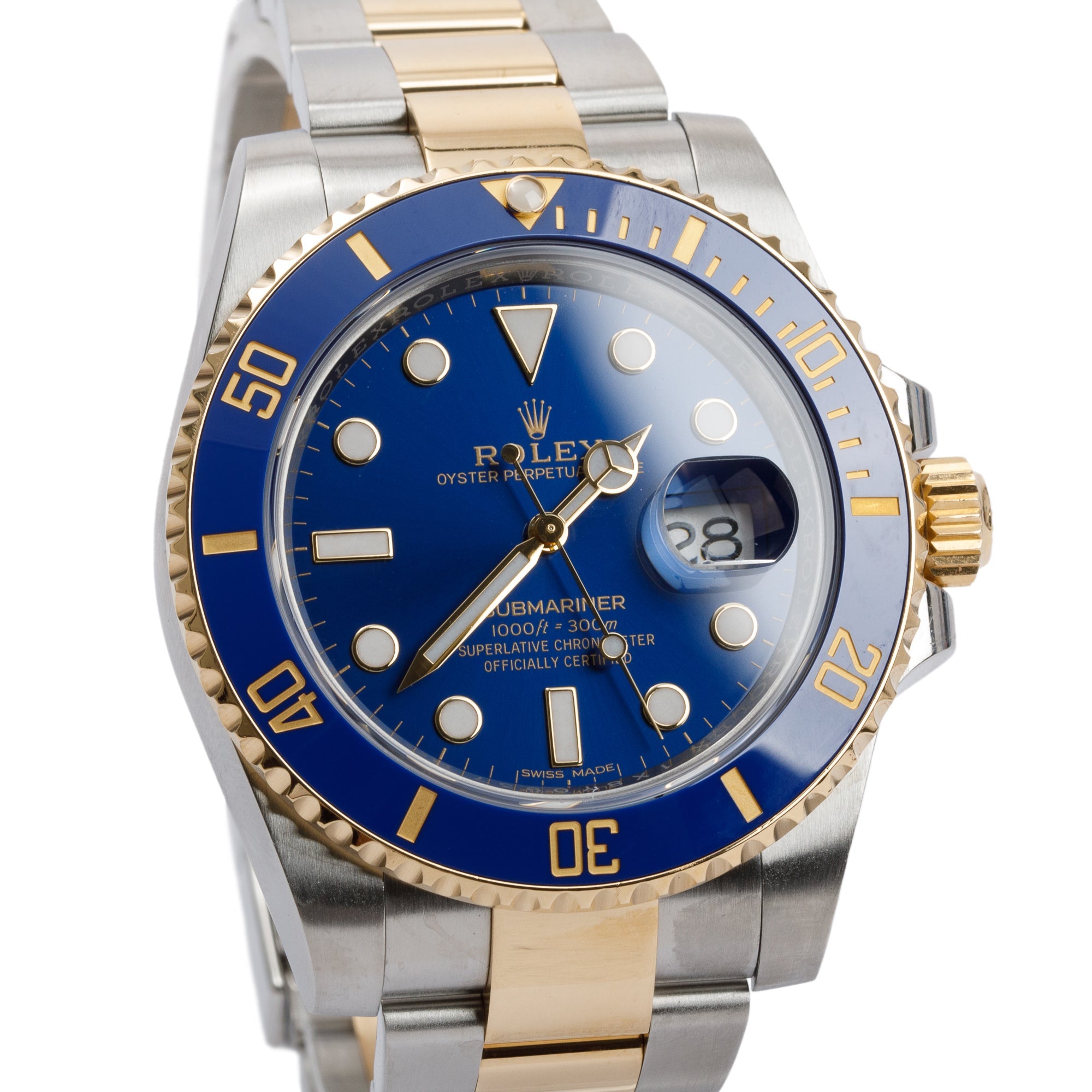 Rolex Stainless Steel & 18k Yellow Gold Submariner Date 40 MM Automatic Watch