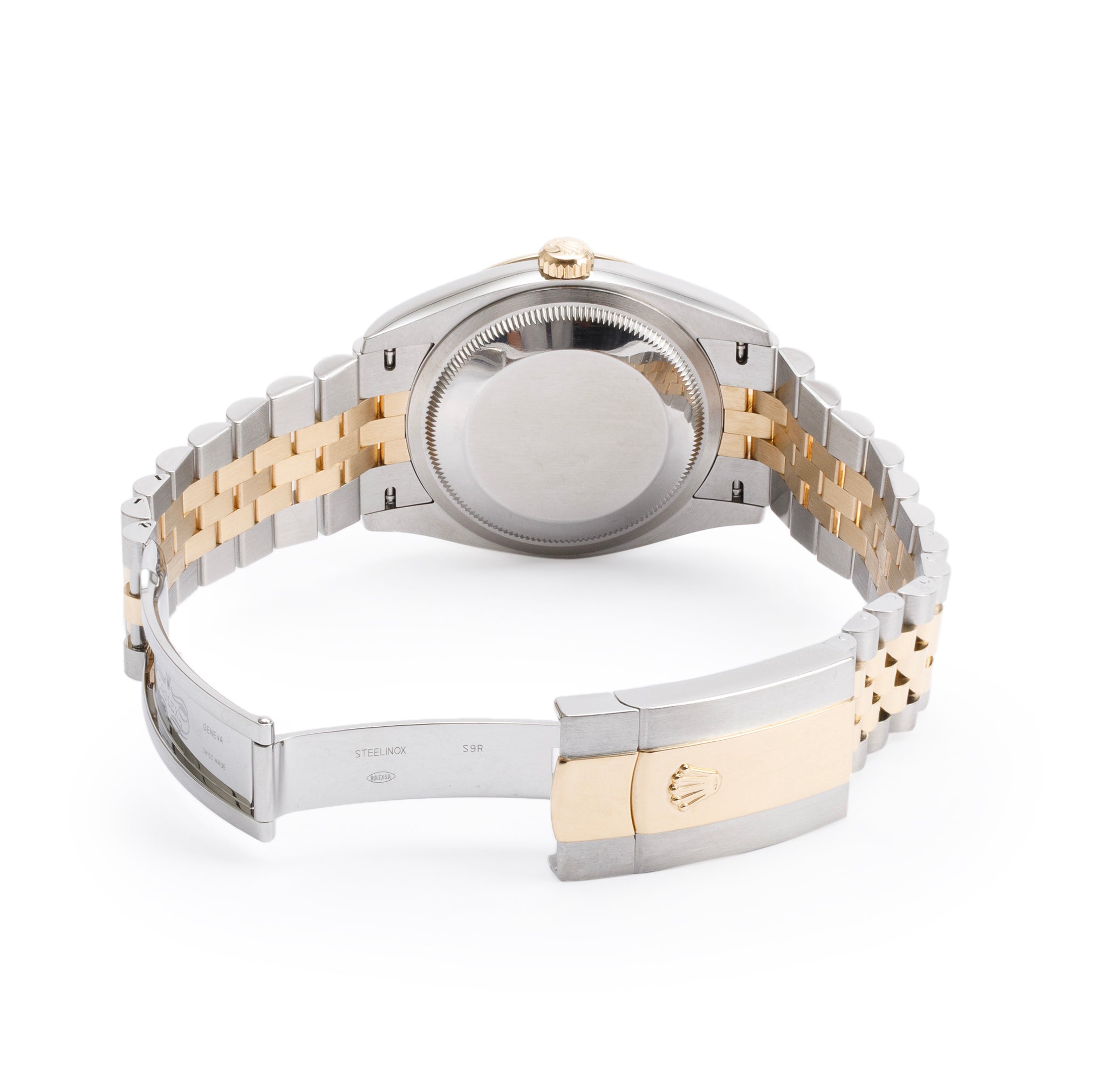 Rolex Stainless Steel & 18k Yellow Gold Wimbledon Dial Datejust 36 MM Watch 126233 w/ Box & Papers