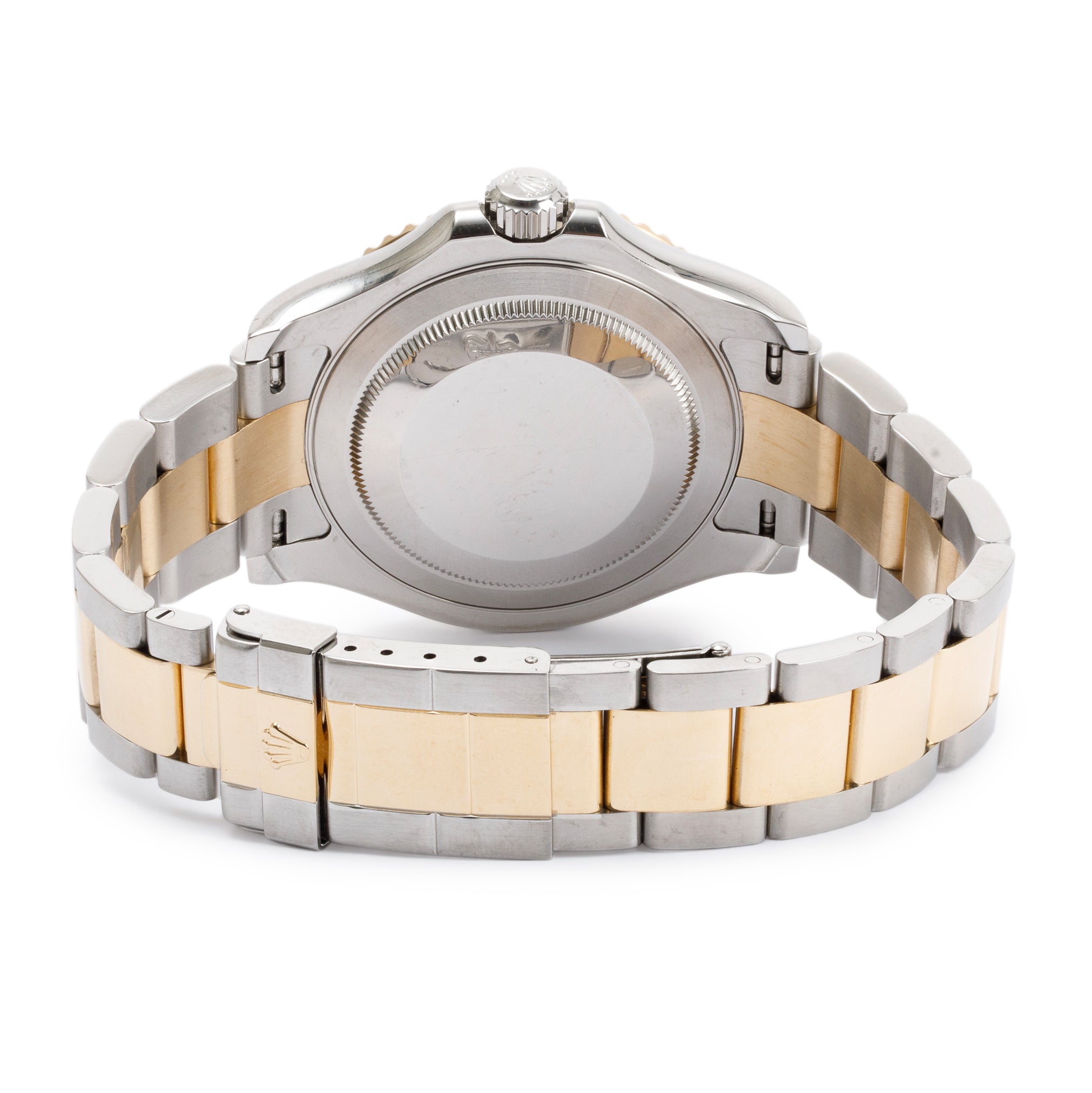 Rolex Stainless Steel & 18k Yellow Gold Yacht-Master Date 40 MM Automatic Watch w/ Box & Papers