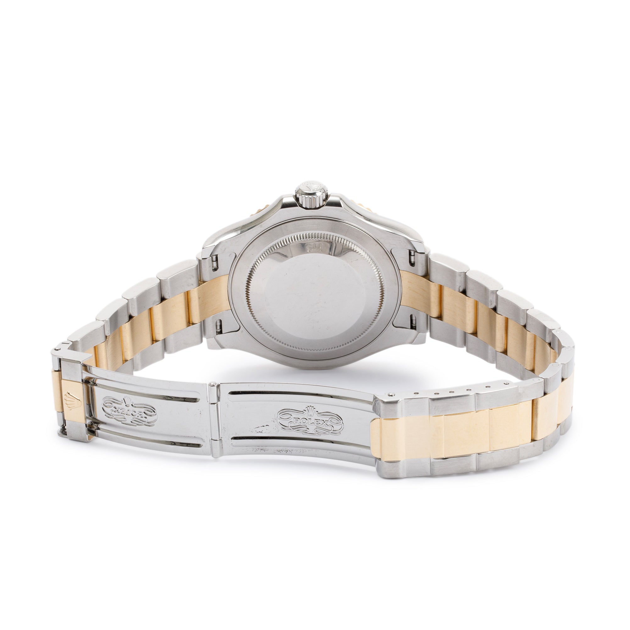 Rolex Stainless Steel & 18k Yellow Gold Yacht-Master Date 40 MM Automatic Watch w/ Box & Papers