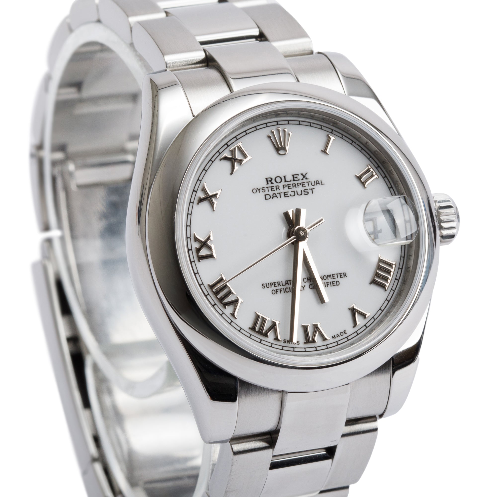 Rolex Stainless Steel Datejust 31 MM Watch 178240 w/ Box & Papers