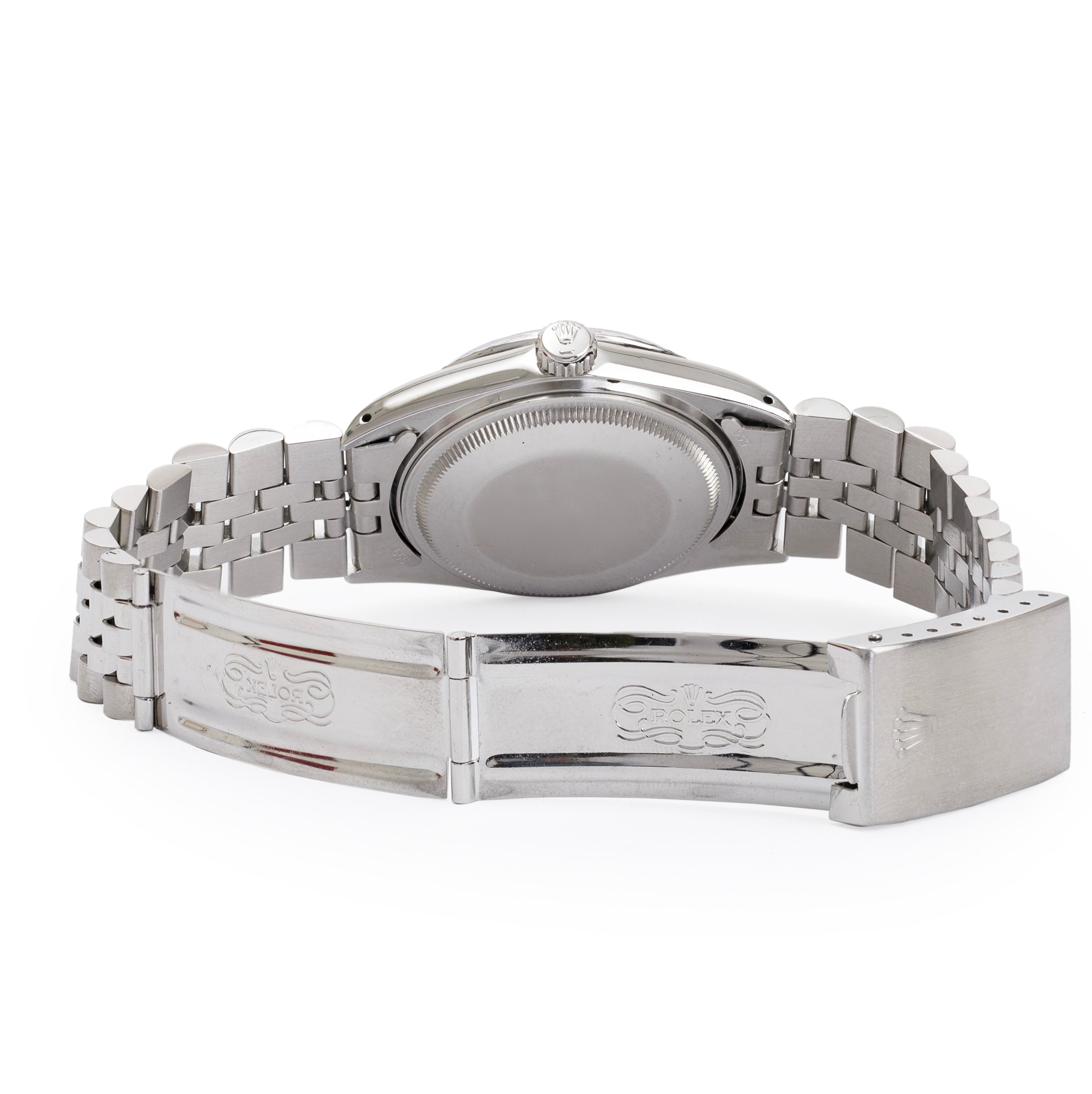 Rolex Stainless Steel Datejust 36 MM Automatic Watch w/ Service Card