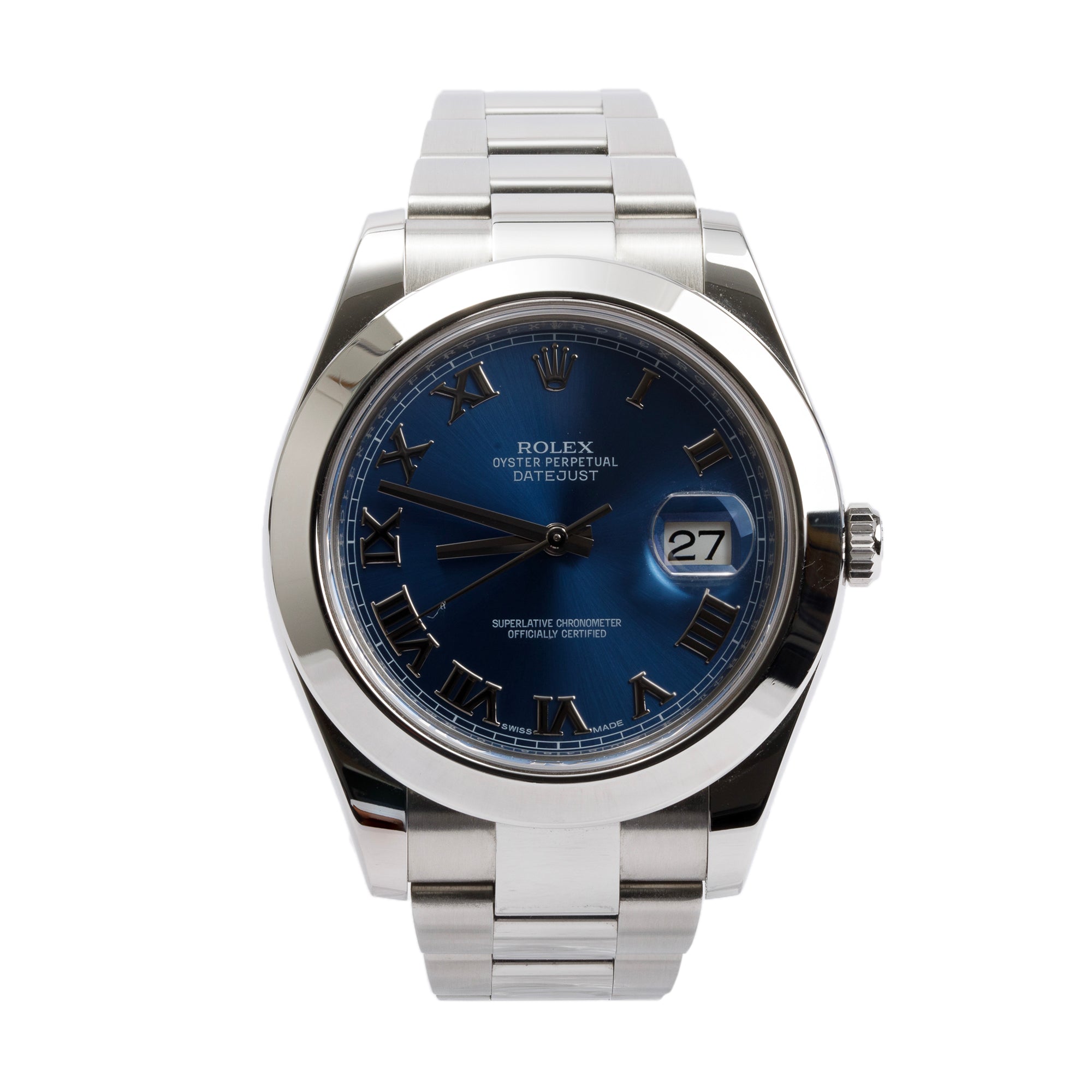 Rolex Stainless Steel Datejust II 41 MM Watch 116300 w/ Papers