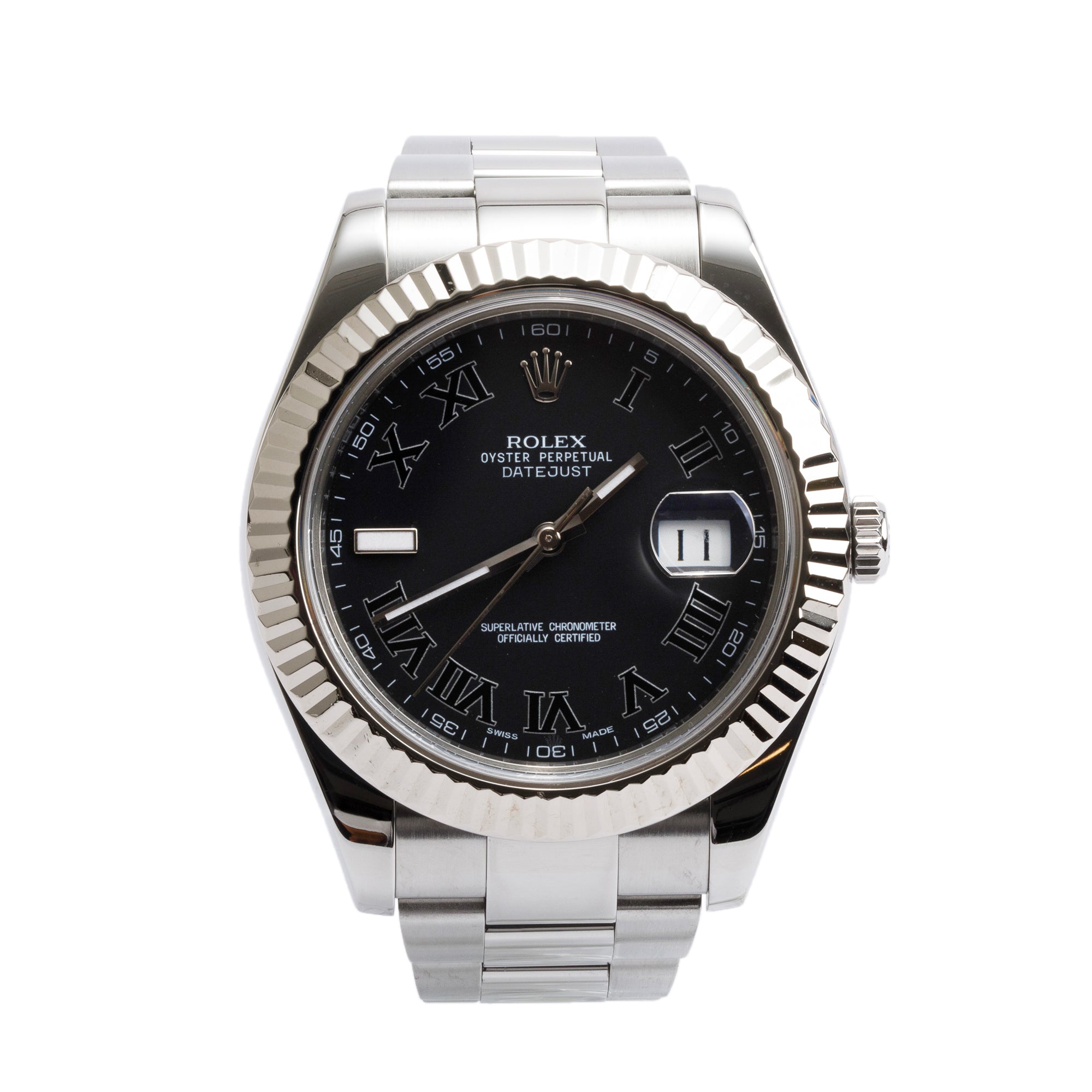 Rolex Stainless Steel Datejust II 41 MM Watch 116334 w/ Box & Papers