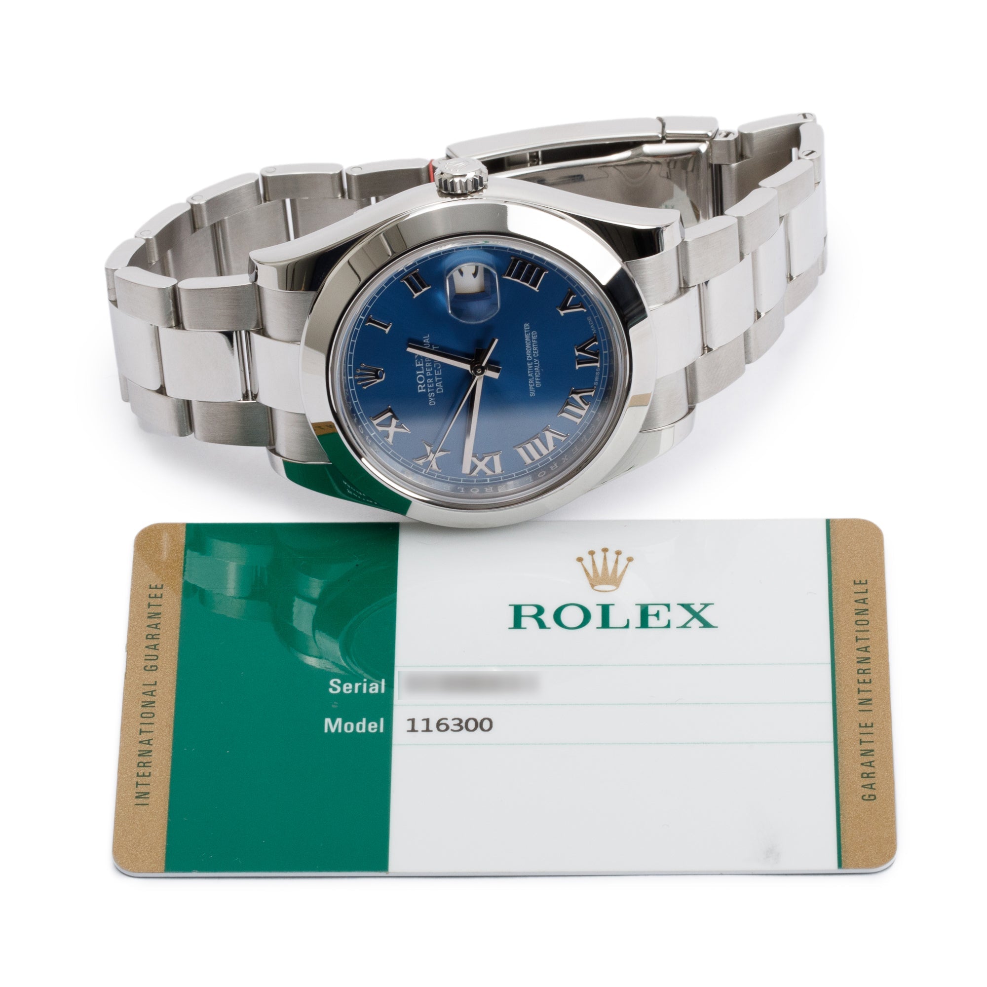 Rolex Stainless Steel Datejust II 41 MM Watch w/ Papers