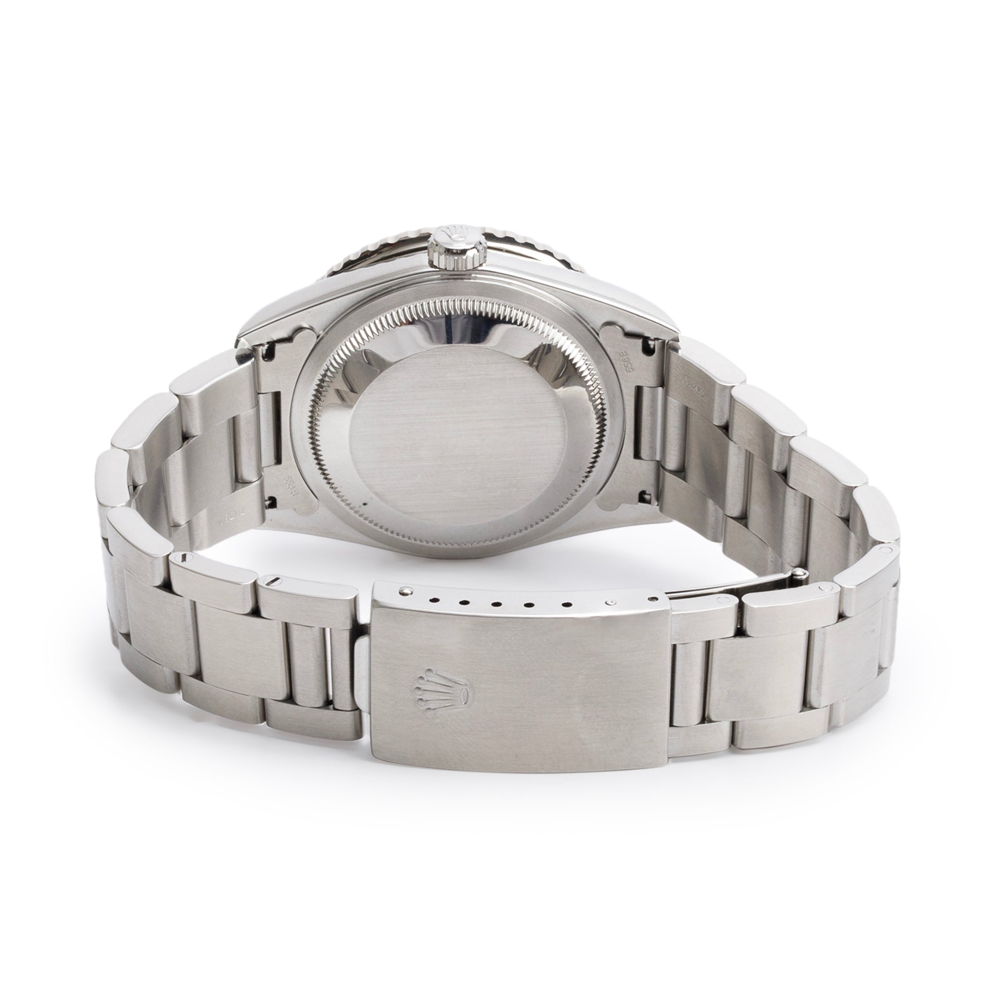 Rolex Stainless Steel Datejust Turn-O-Graph 36 MM Watch Black Dial 16264 w/ Box & Papers