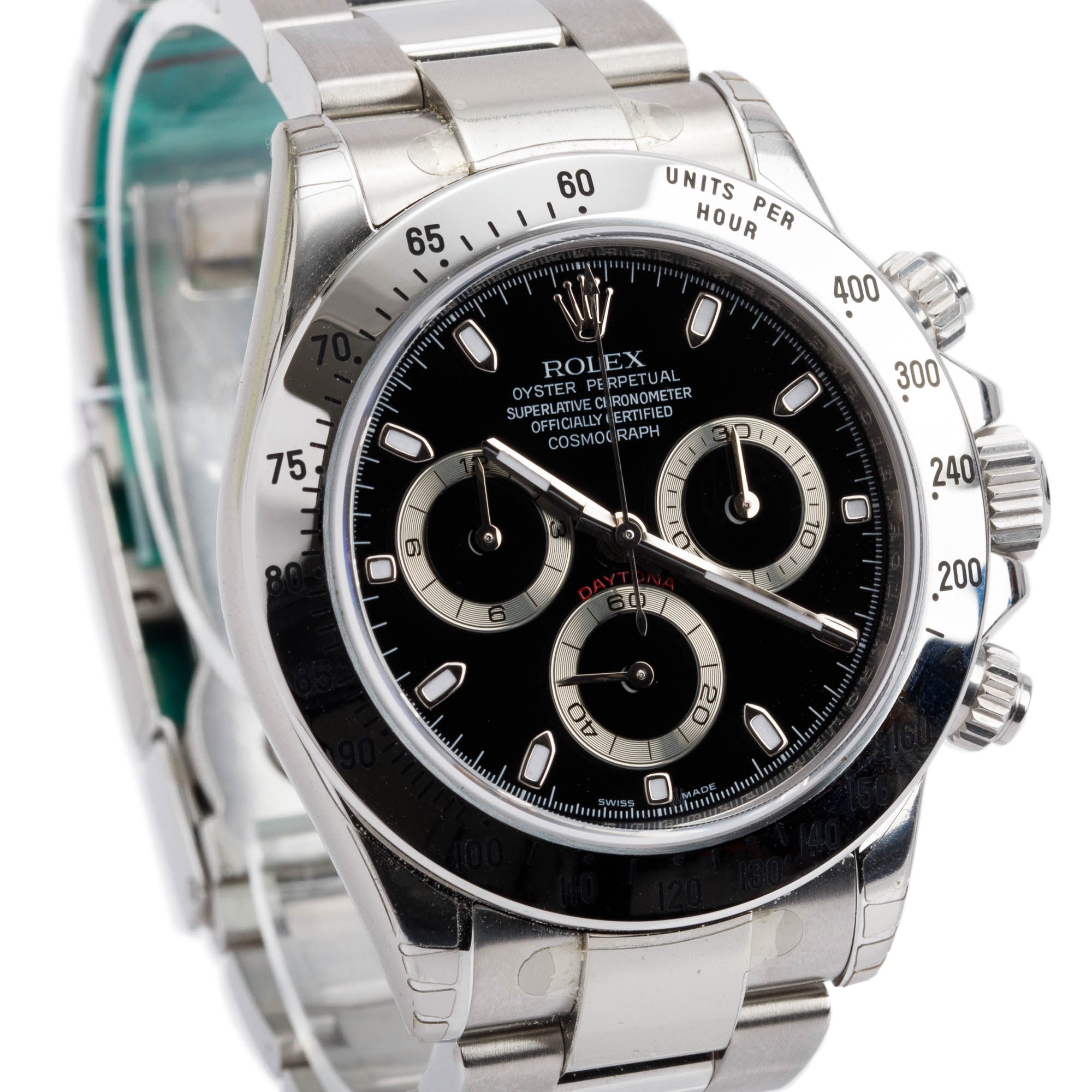 Rolex Stainless Steel Daytona 40 MM Chronograph Watch 116520 w/ Box & Papers