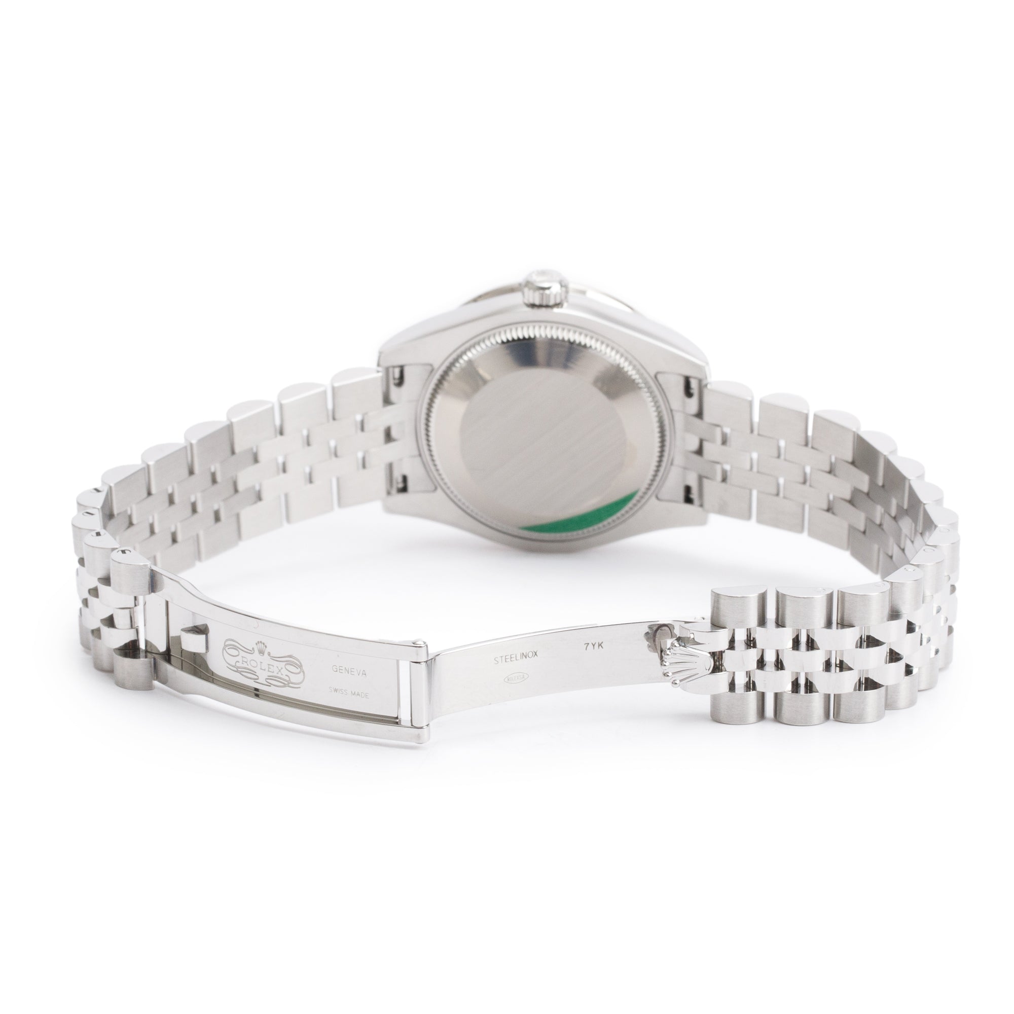 Rolex Stainless Steel Diamond Bezel Datejust 31 MM Watch 178384 w/ Box & Papers