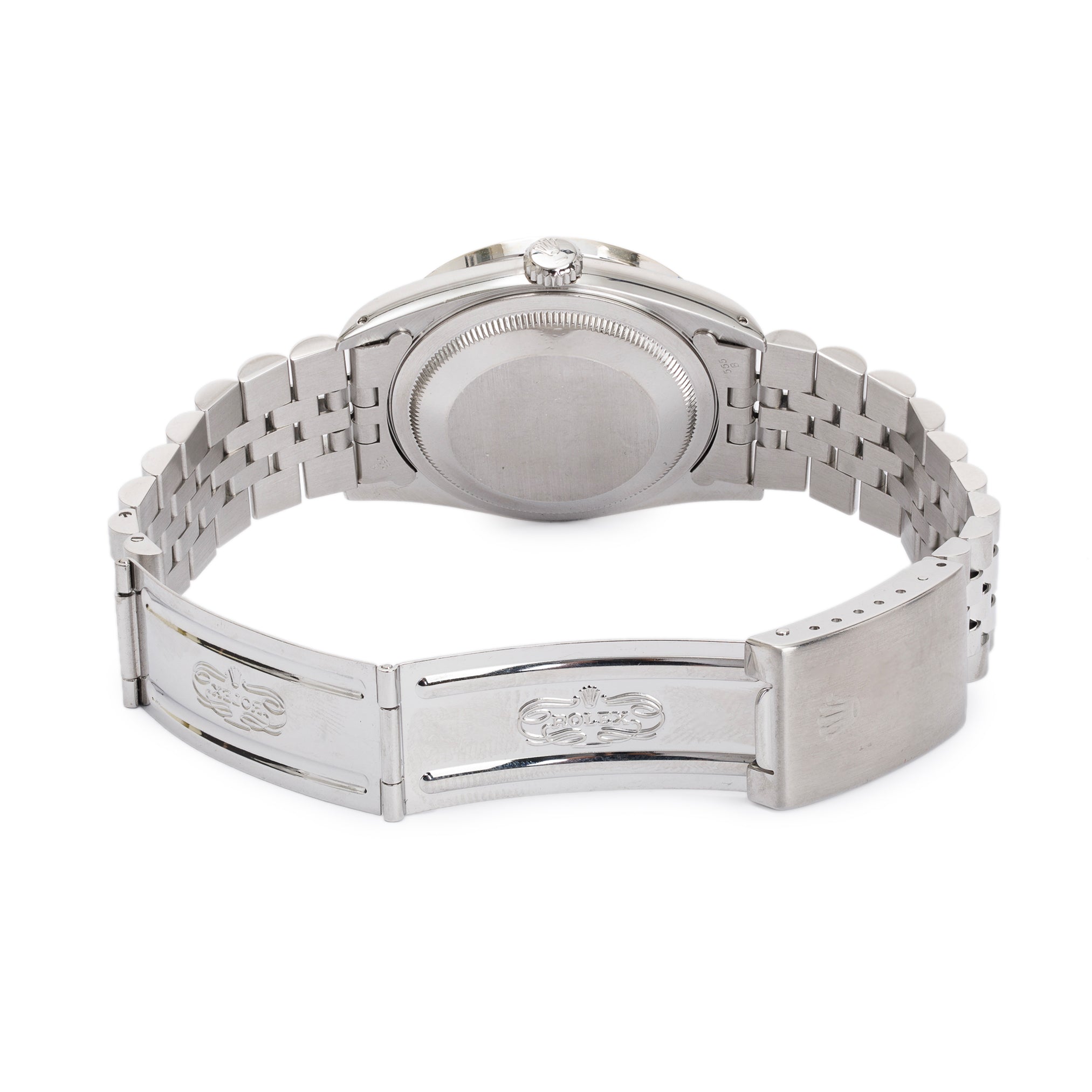 Rolex Stainless Steel Diamond Bezel Datejust 36MM Watch