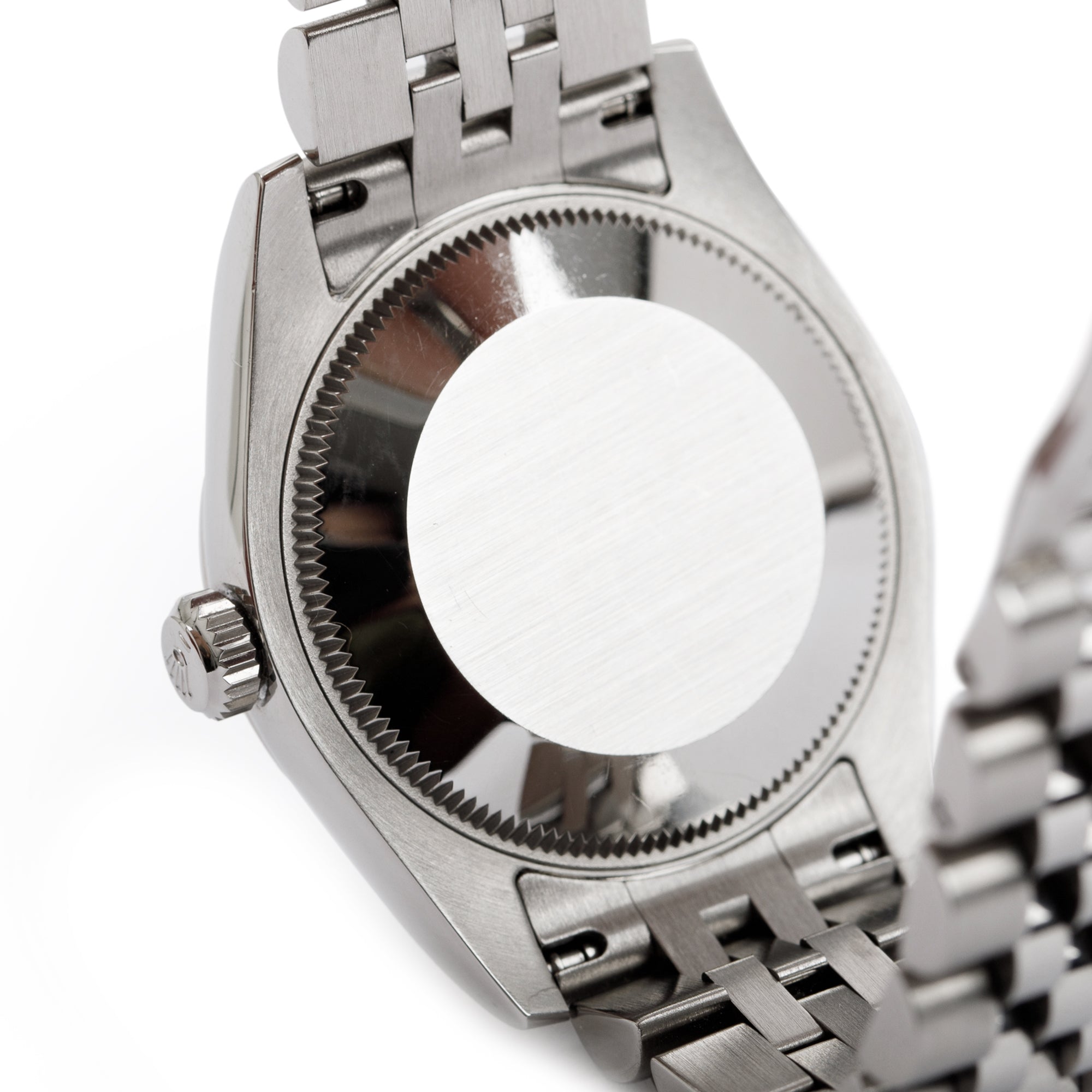 Rolex Stainless Steel Diamond Blue Dial Datejust 31MM Watch w/ Box & Papers