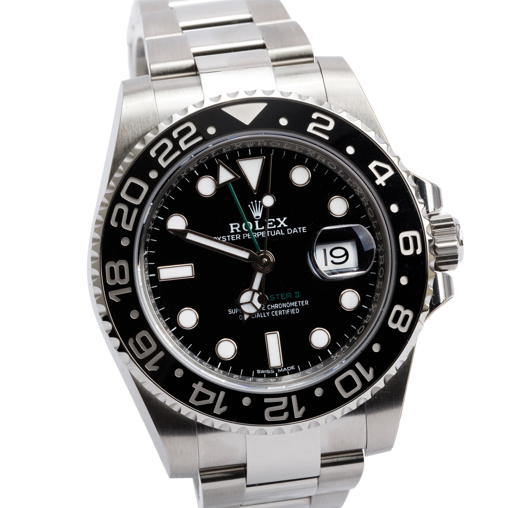 Rolex Stainless Steel GMT-Master II 40 MM Watch 116710LN w/ Box & Papers