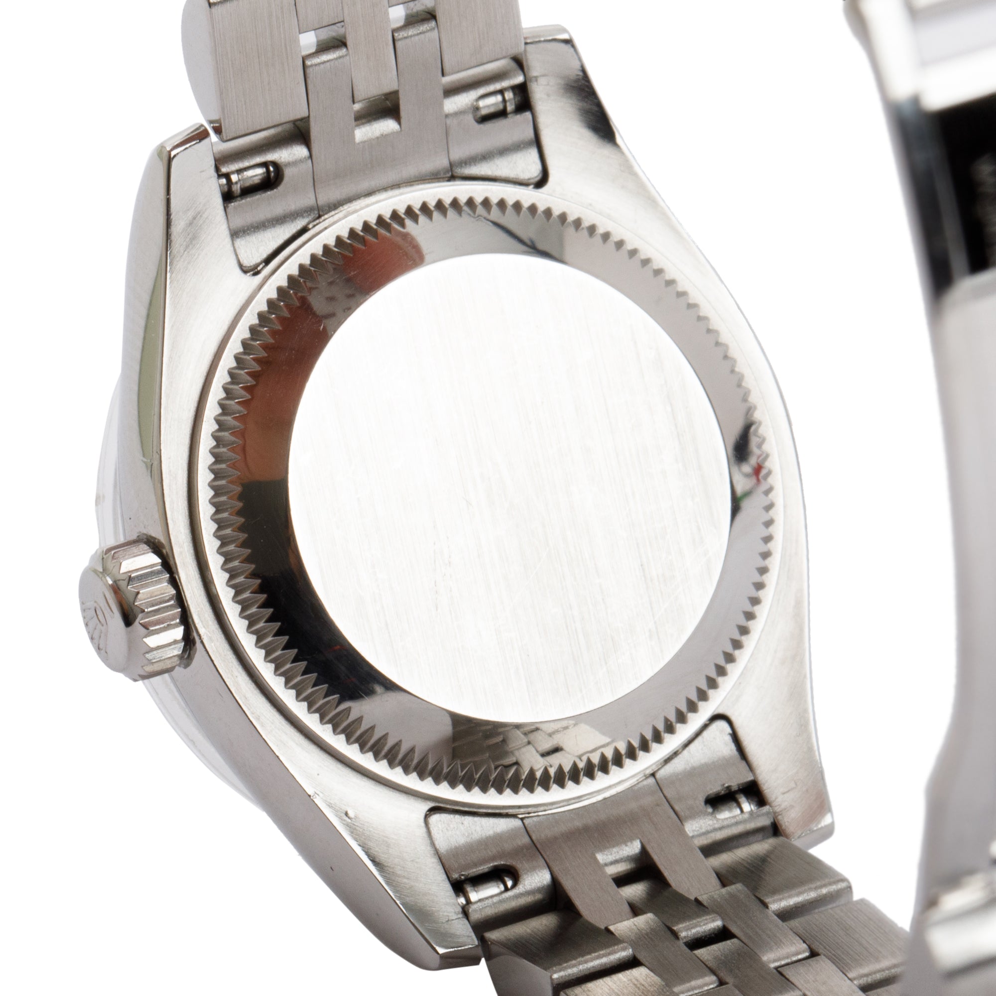 Rolex Stainless Steel Lady-Datejust Mother of Pearl Diamond Dial 26 MM Watch w/ Box & Papers