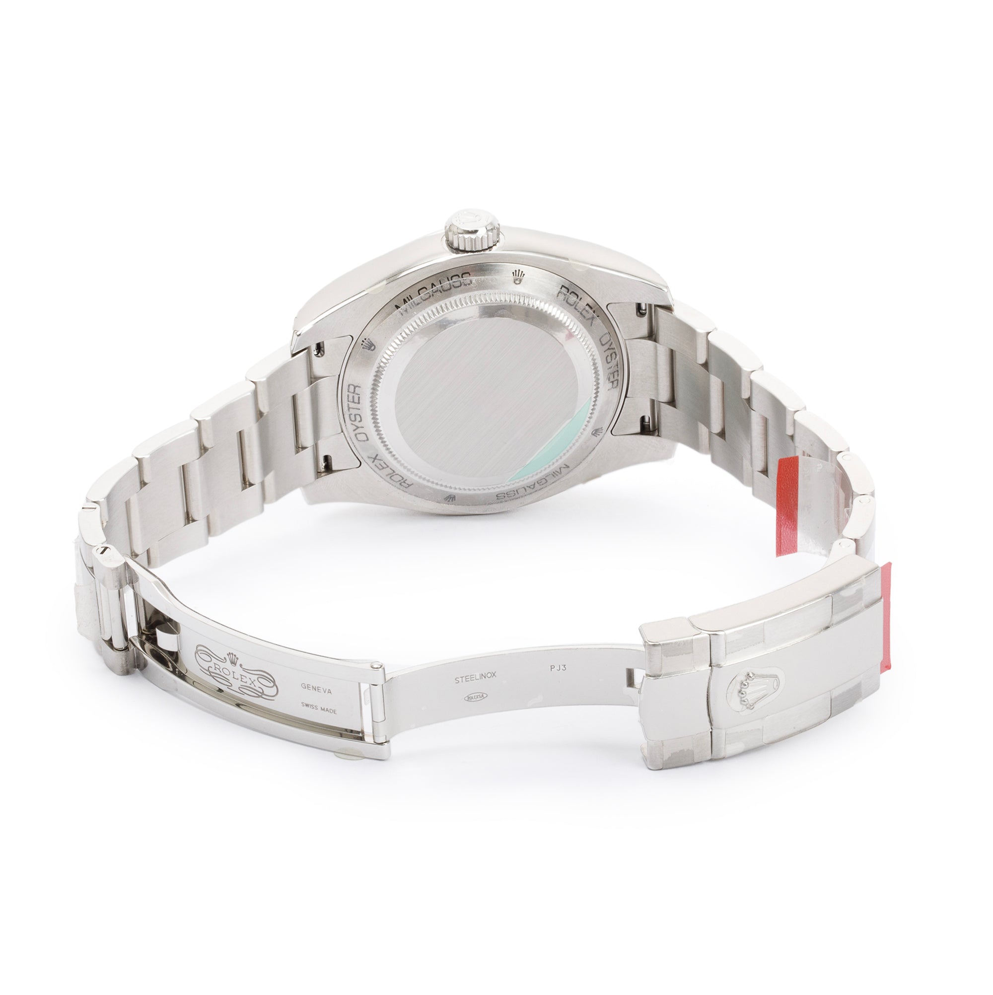 Rolex Stainless Steel Milgauss Green Crystal 40 MM Watch w/ Box & Papers